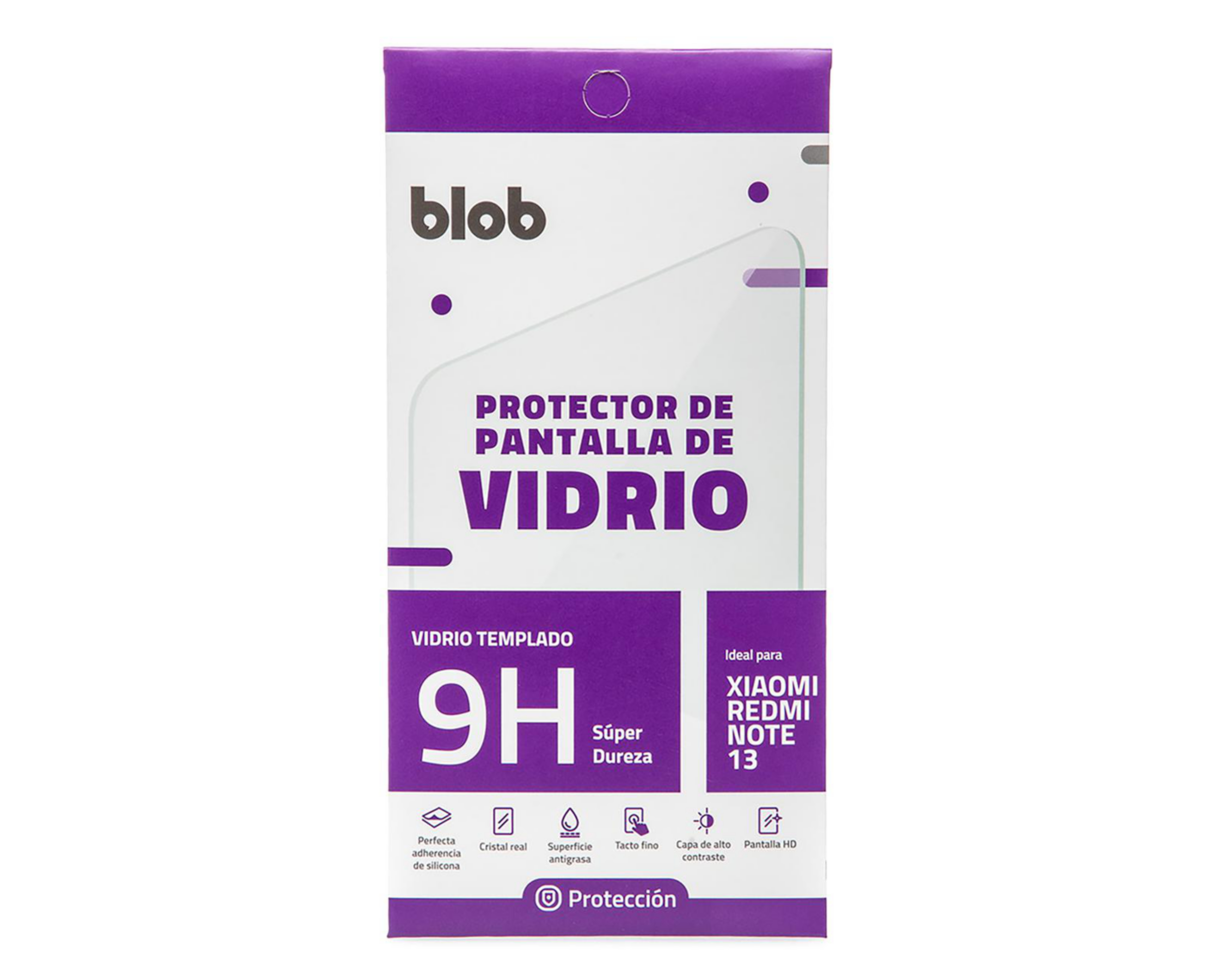 Foto 2 pulgar | Protector de Pantalla Blob para Xiaomi Redmi Note 13