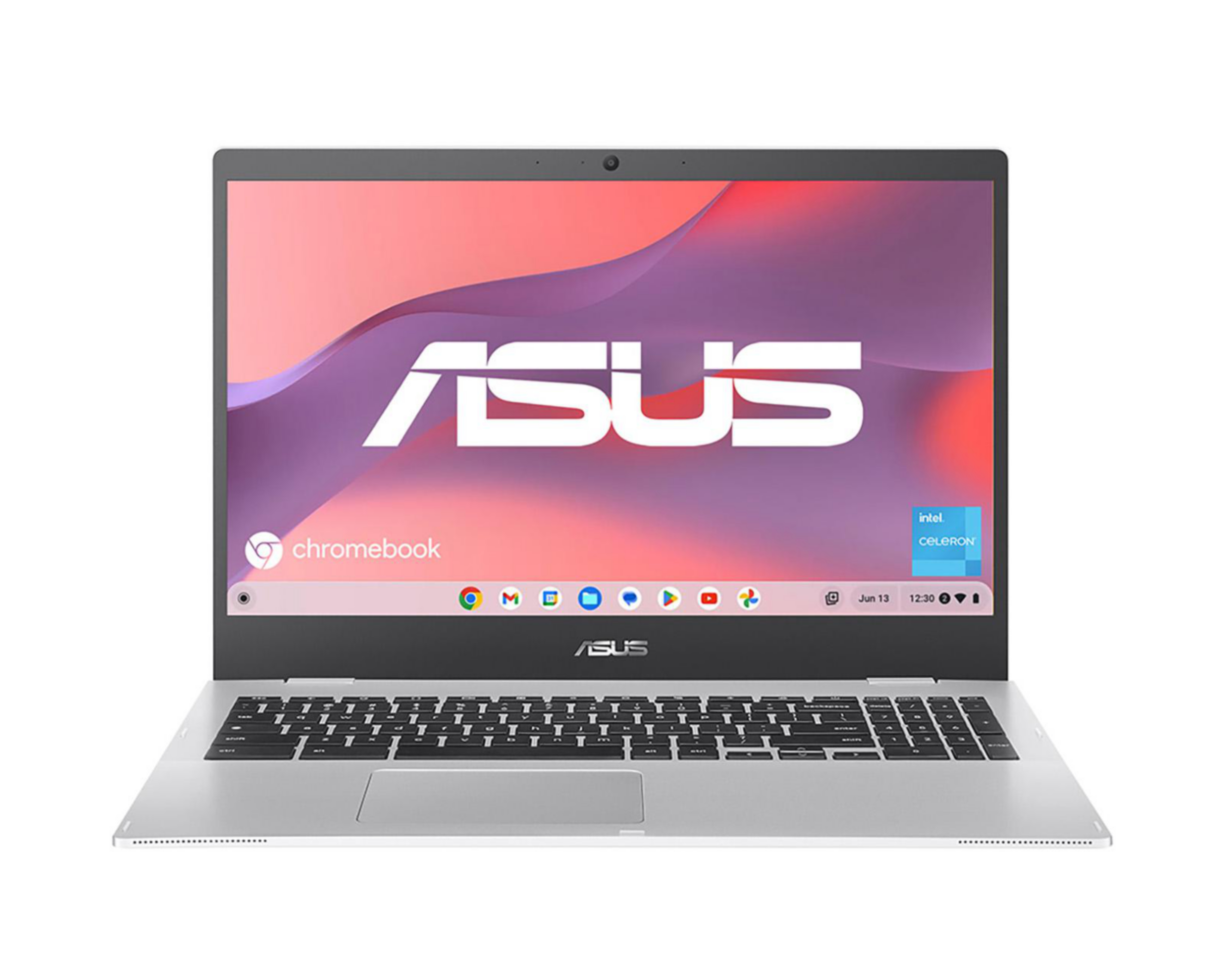 Foto 2 pulgar | Laptop Asus Chromebook 15.6" Chrome Os Intel Celeron 8 GB RAM 128 GB eMMC Plata