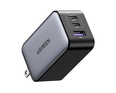 Foto 1 | Adaptador de Corriente con Entradas USB-C y USB-A Ugreen 65 W