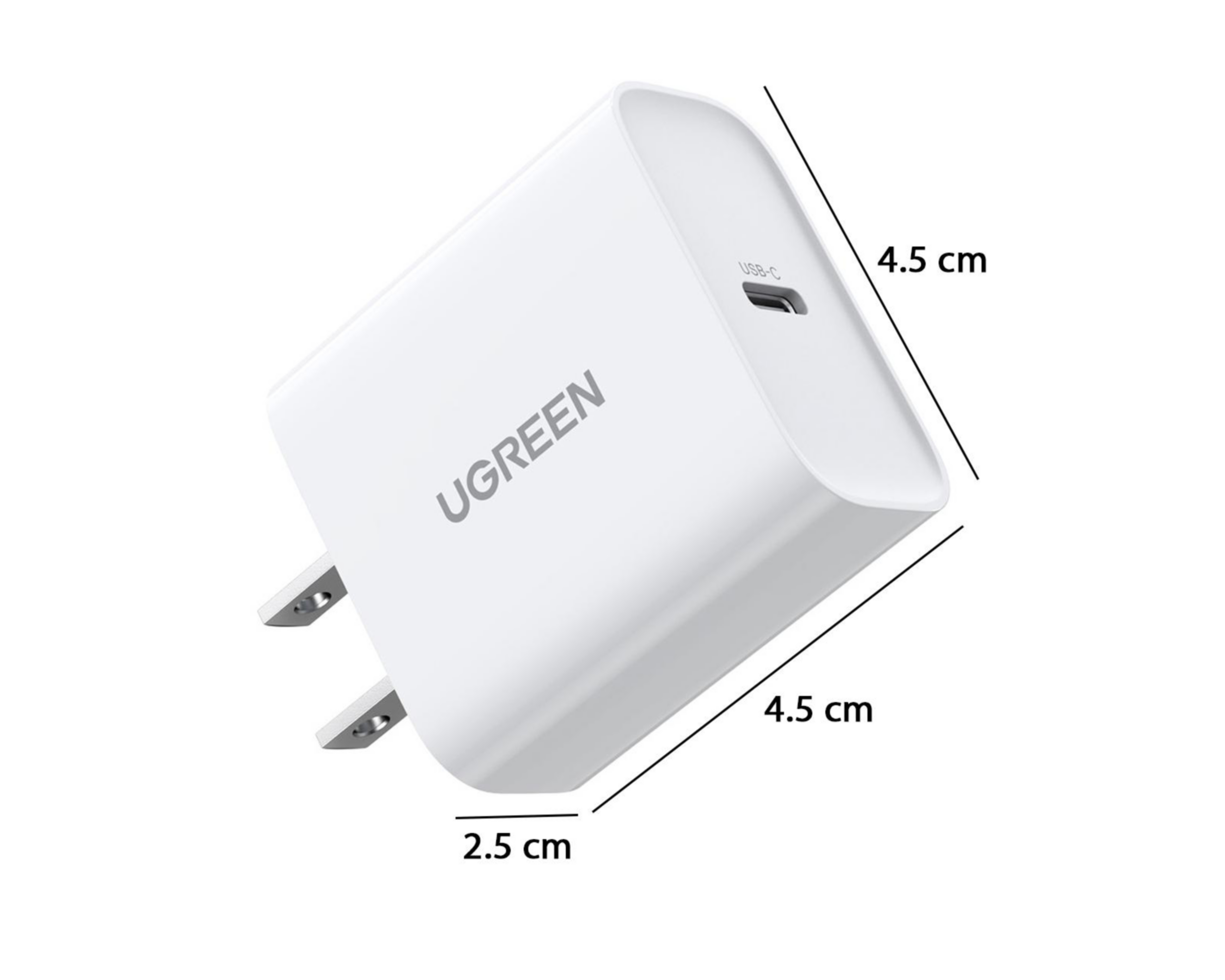 Foto 9 pulgar | Cargador USB-C a USBC Ugreen 20 W Carga rápida