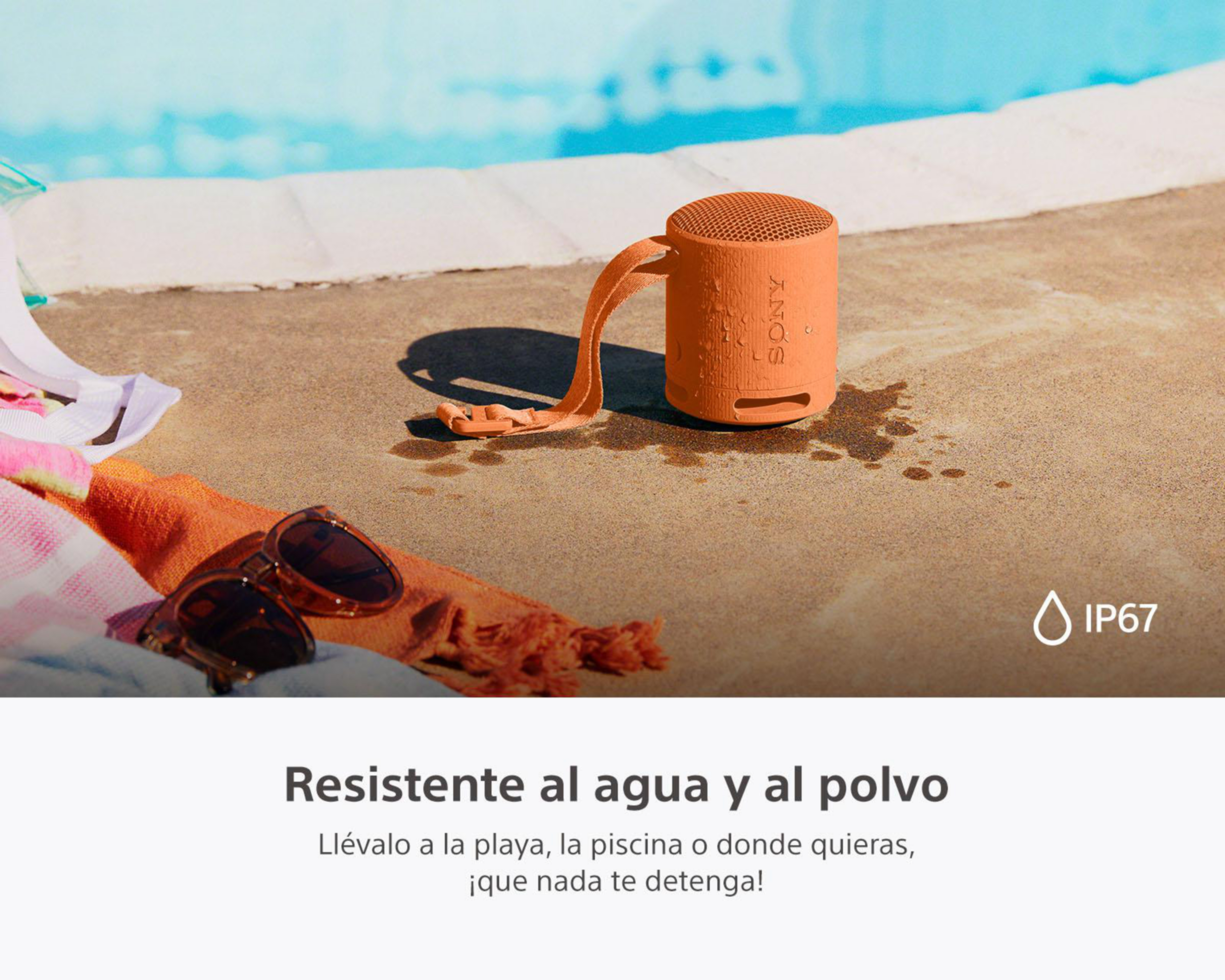 Foto 8 pulgar | Bocina Bluetooth Portátil Sony SRS-XB100 Resistente al Agua y Polvo