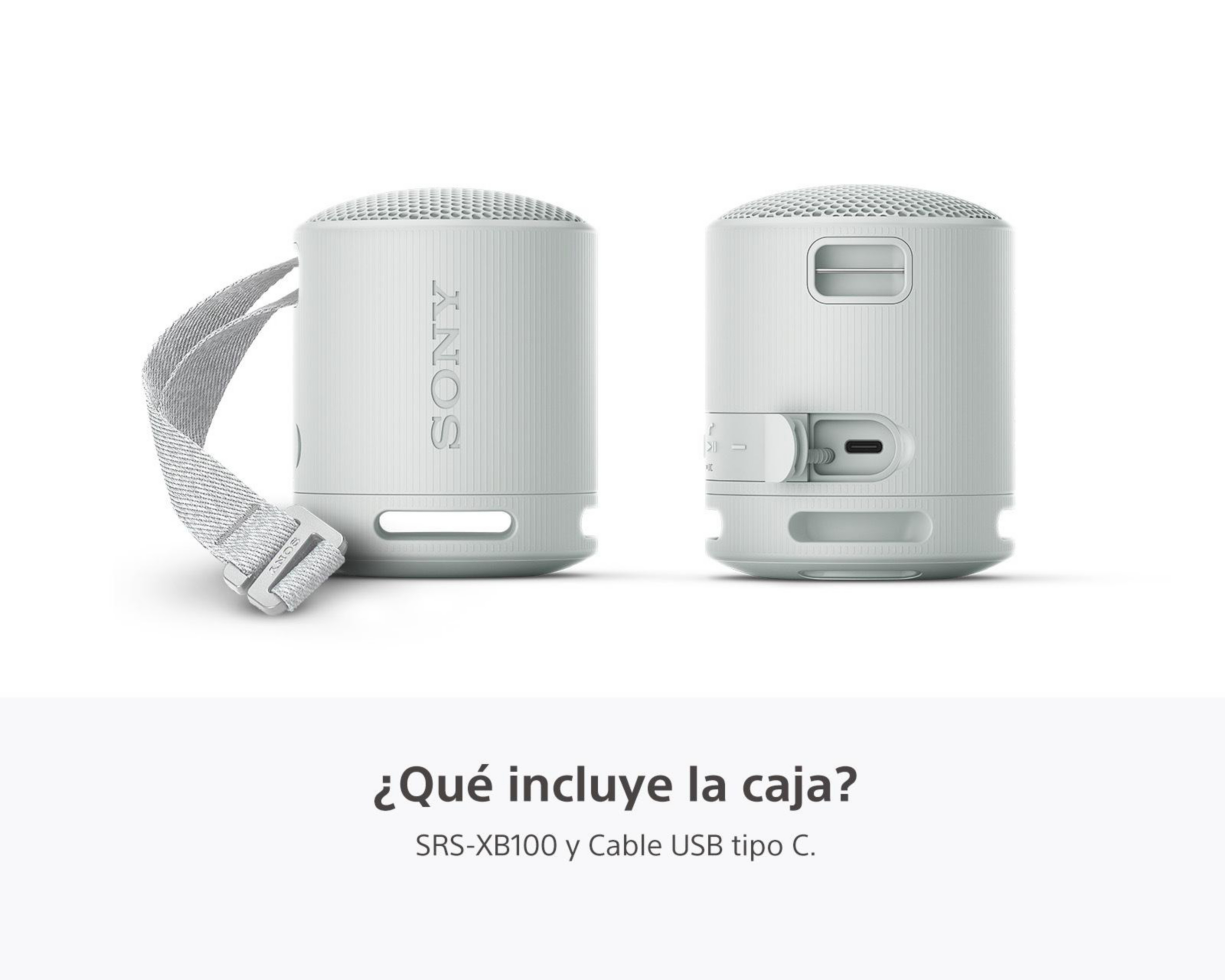 Foto 6 | Bocina Bluetooth Portátil Sony SRS-XB100/HCLA Resistente al Agua y Polvo