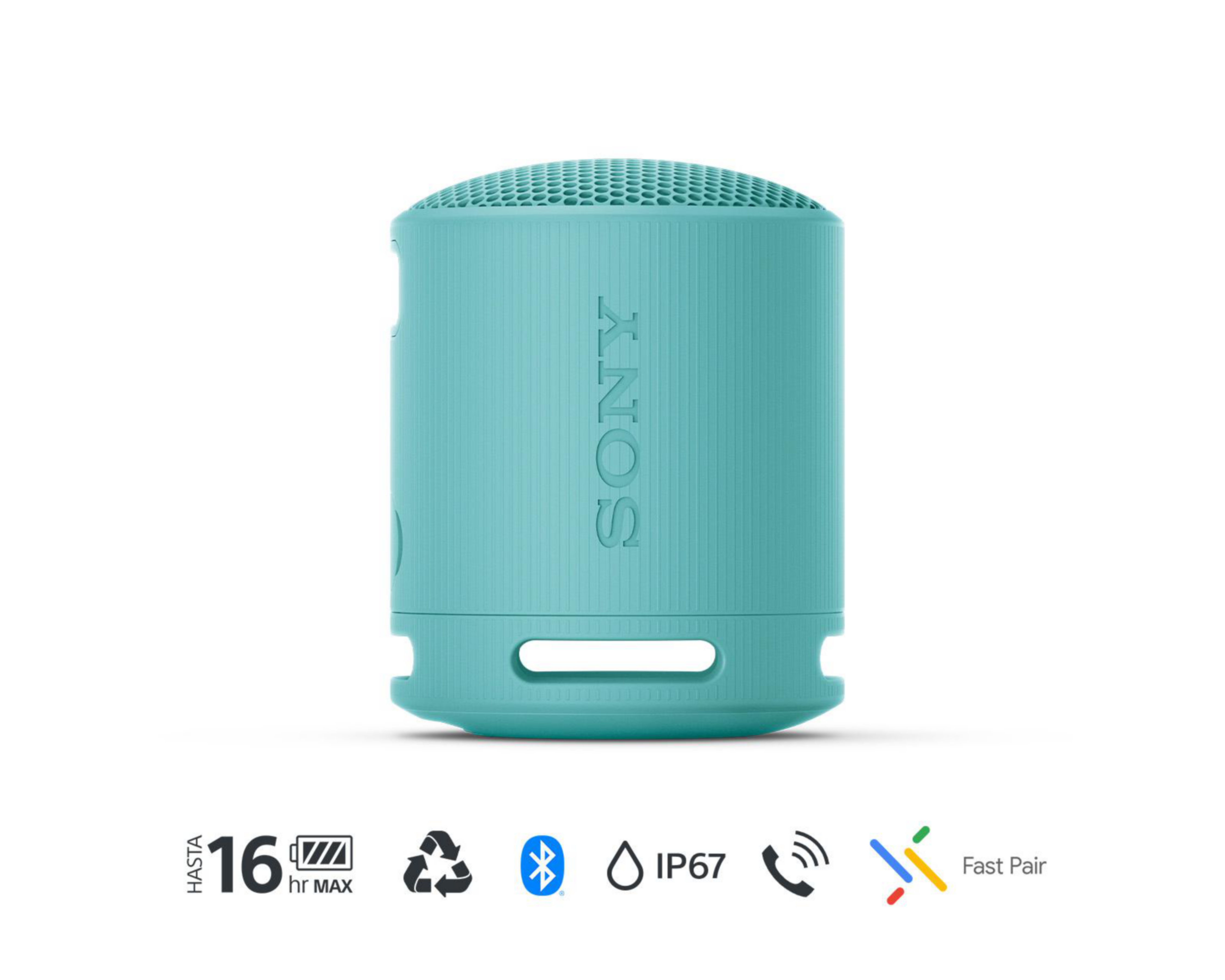 Foto 2 | Bocina Bluetooth Portátil Sony SRS-XB100/LCLA Resistente al Agua y Polvo