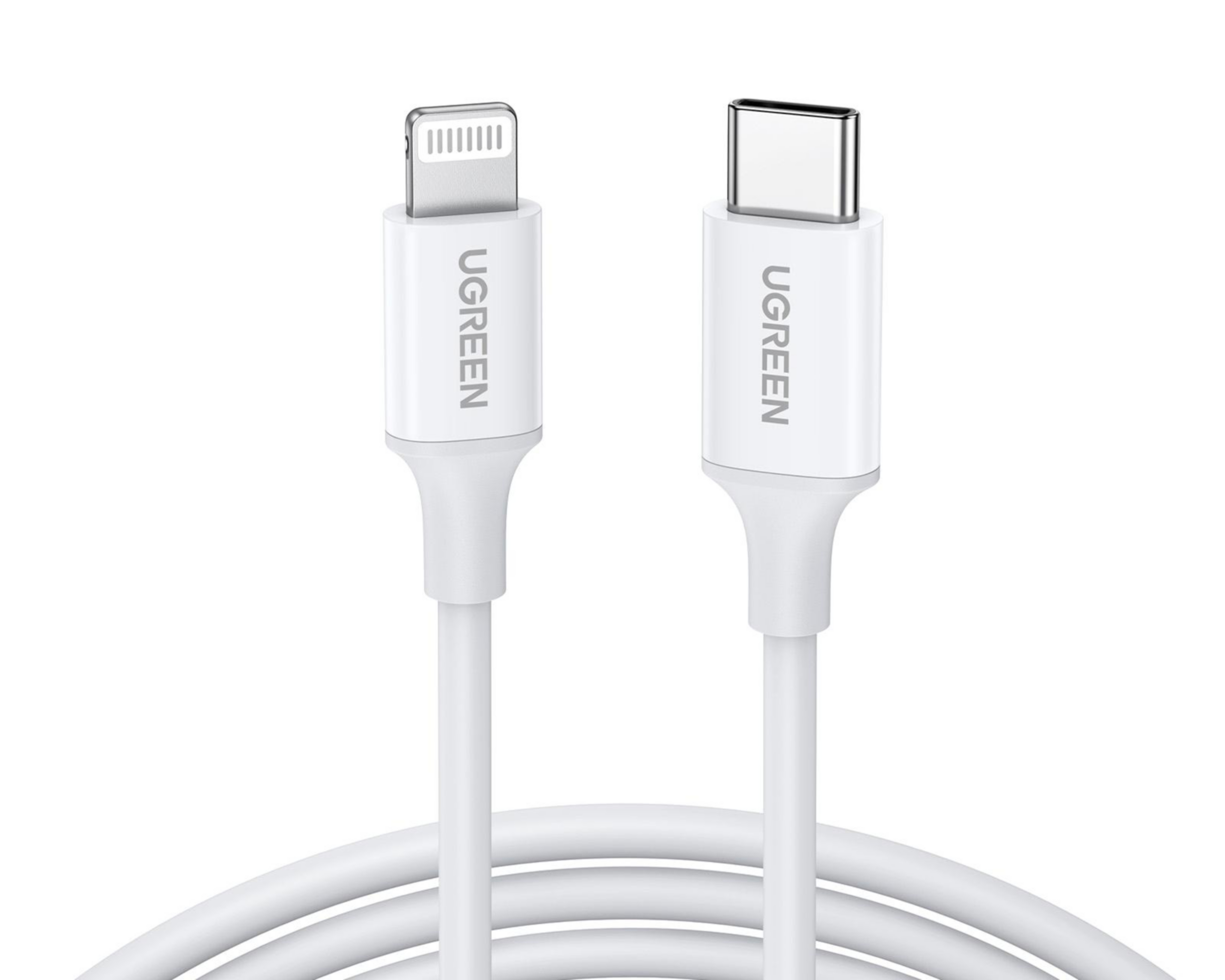 Foto 2 pulgar | Cable Lightning a USB-C Ugreen 2 M