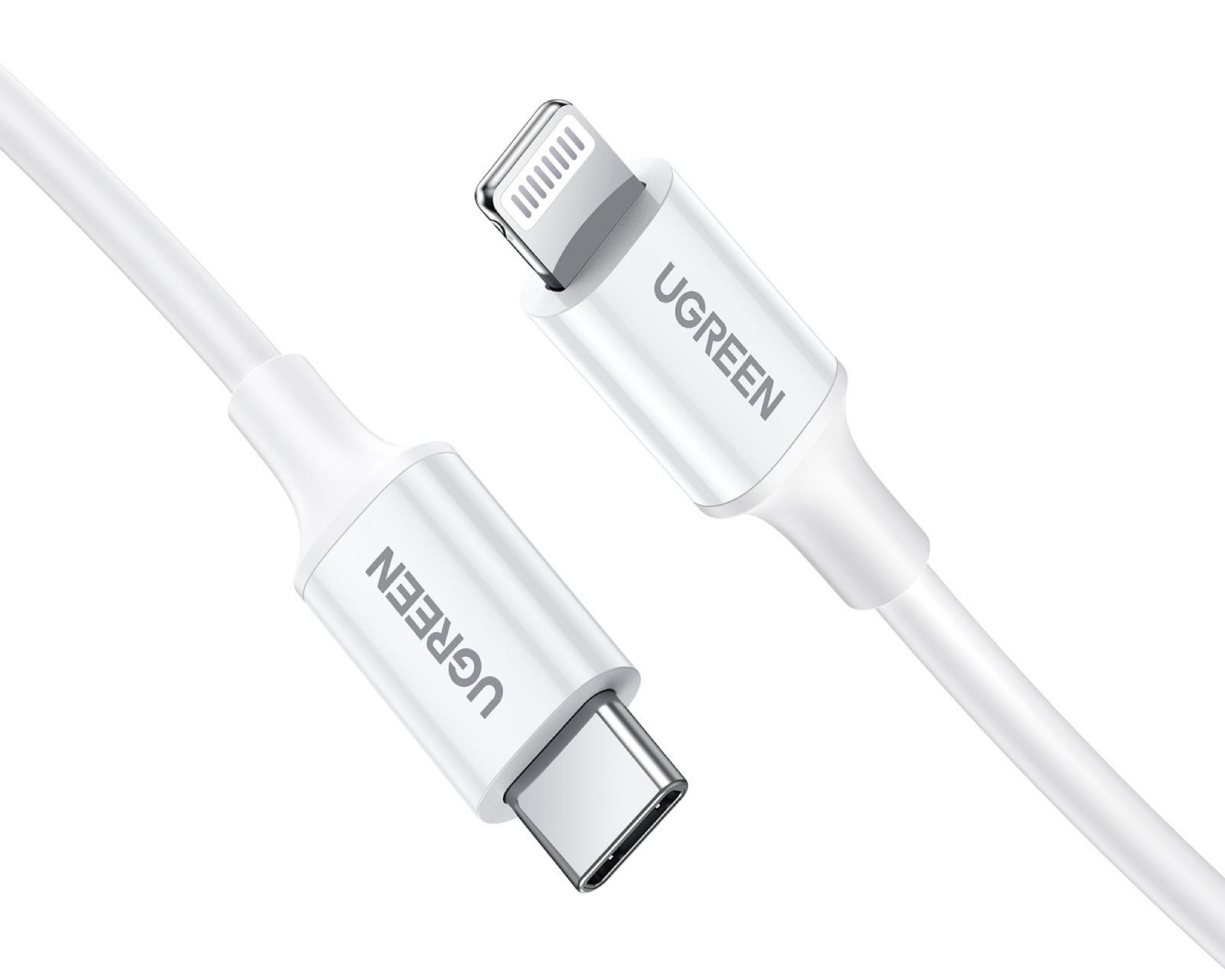 Foto 5 pulgar | Cable Lightning a USB-C Ugreen 2 M