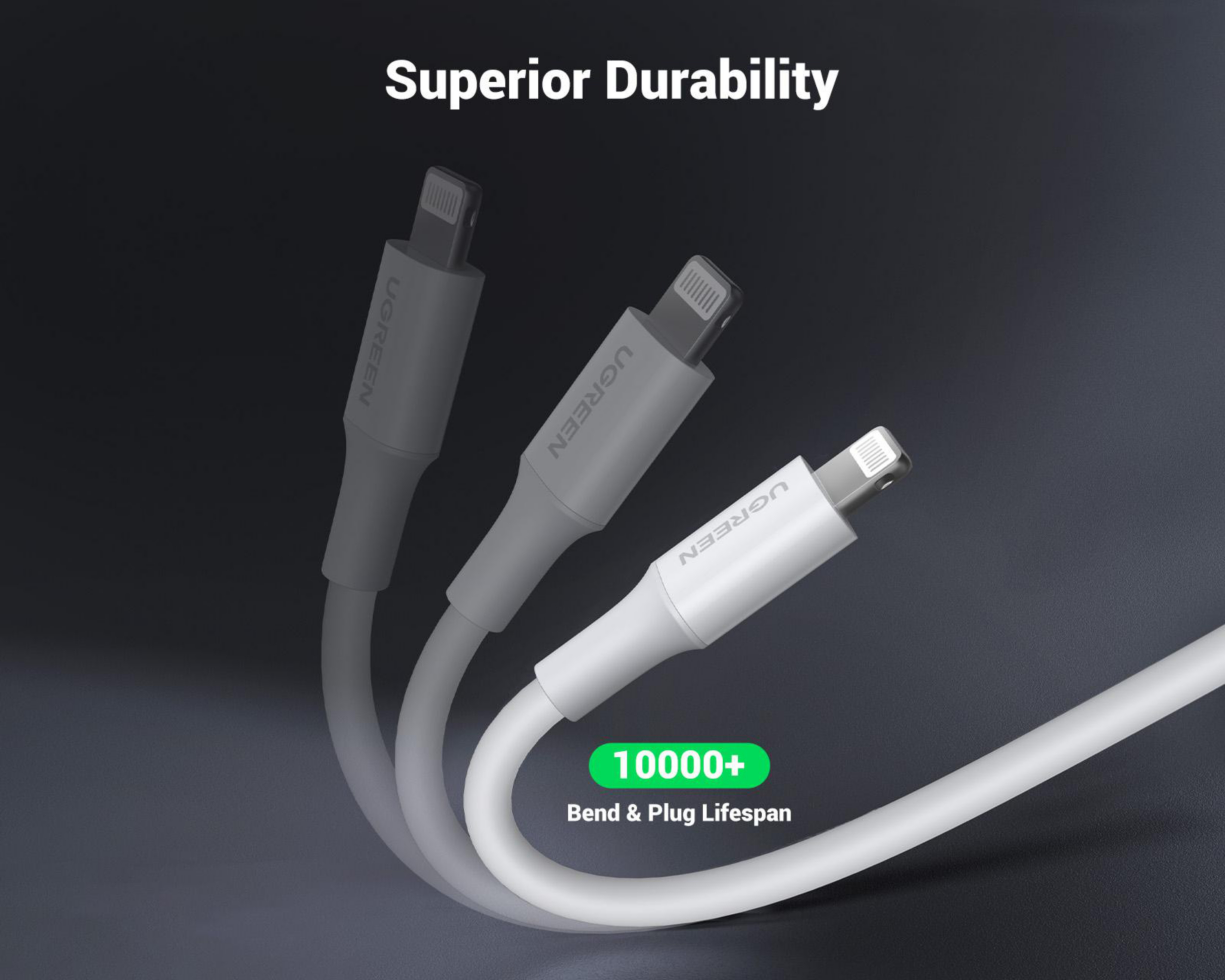 Foto 6 pulgar | Cable Lightning a USB-A Ugreen 1 M