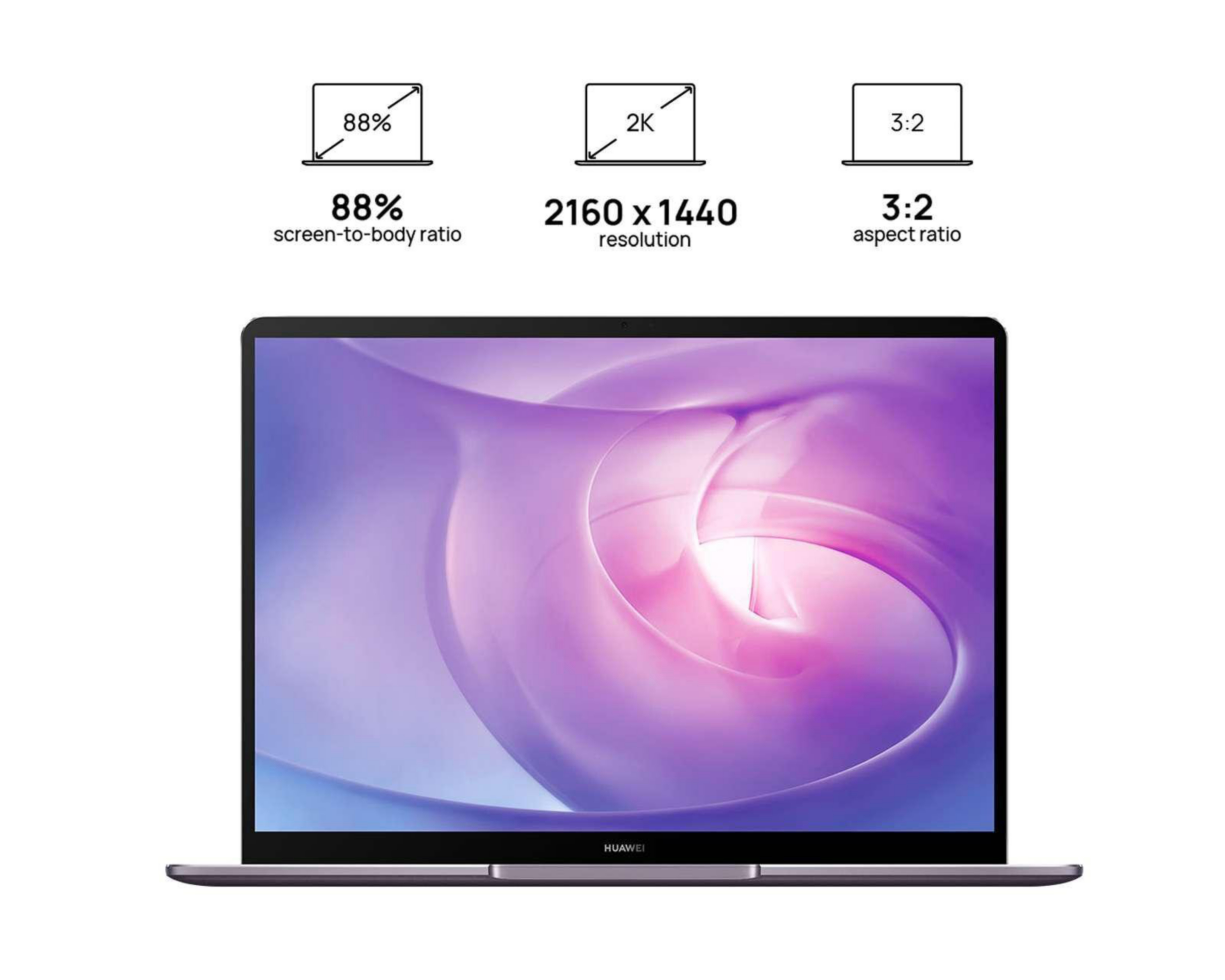 Foto 7 pulgar | Laptop Huawei Matebook 13" AMD Ryzen 7 16 GB RAM 512 GB SSD Gris