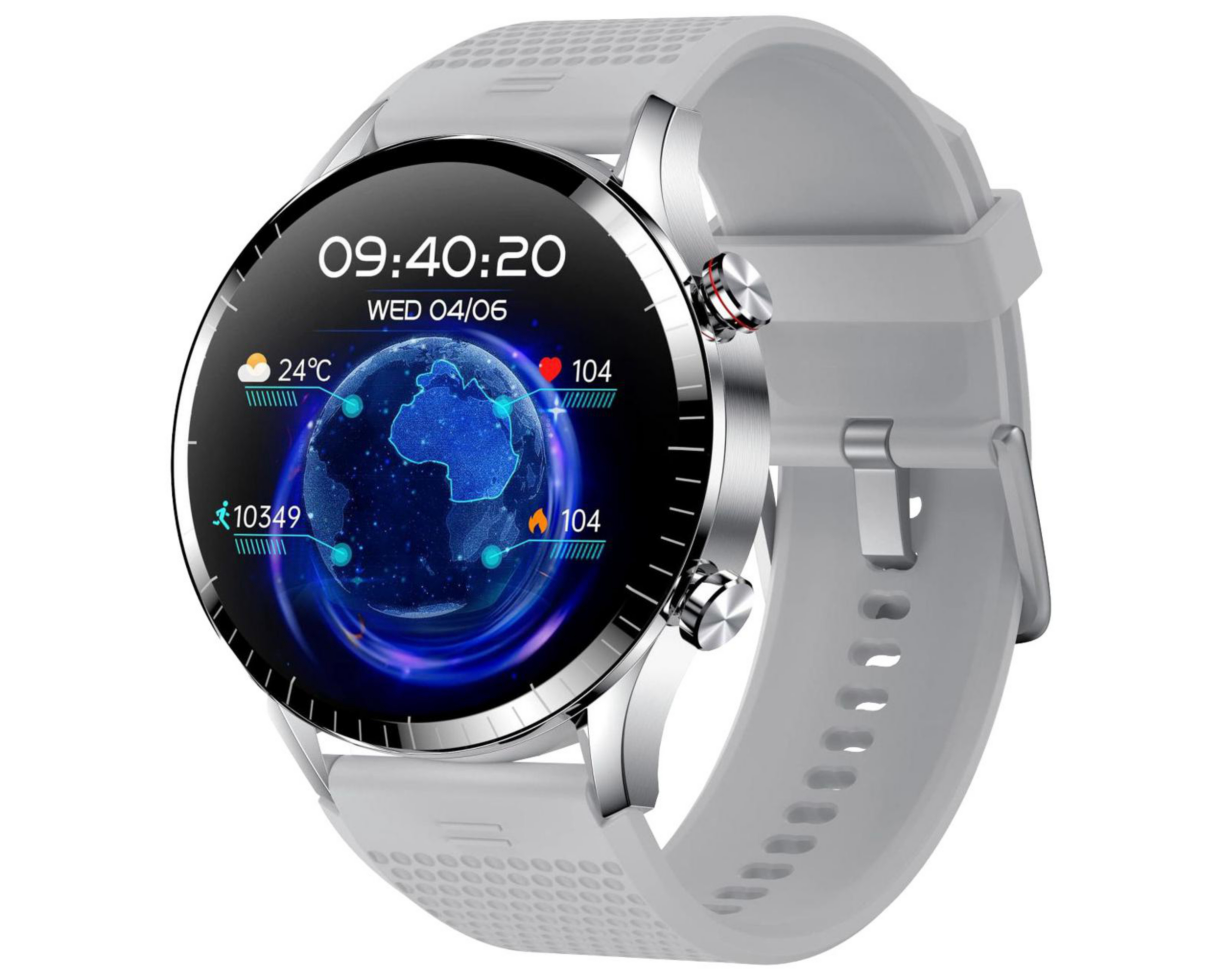 Foto 6 pulgar | Smartwatch EVL SW180 Blanco