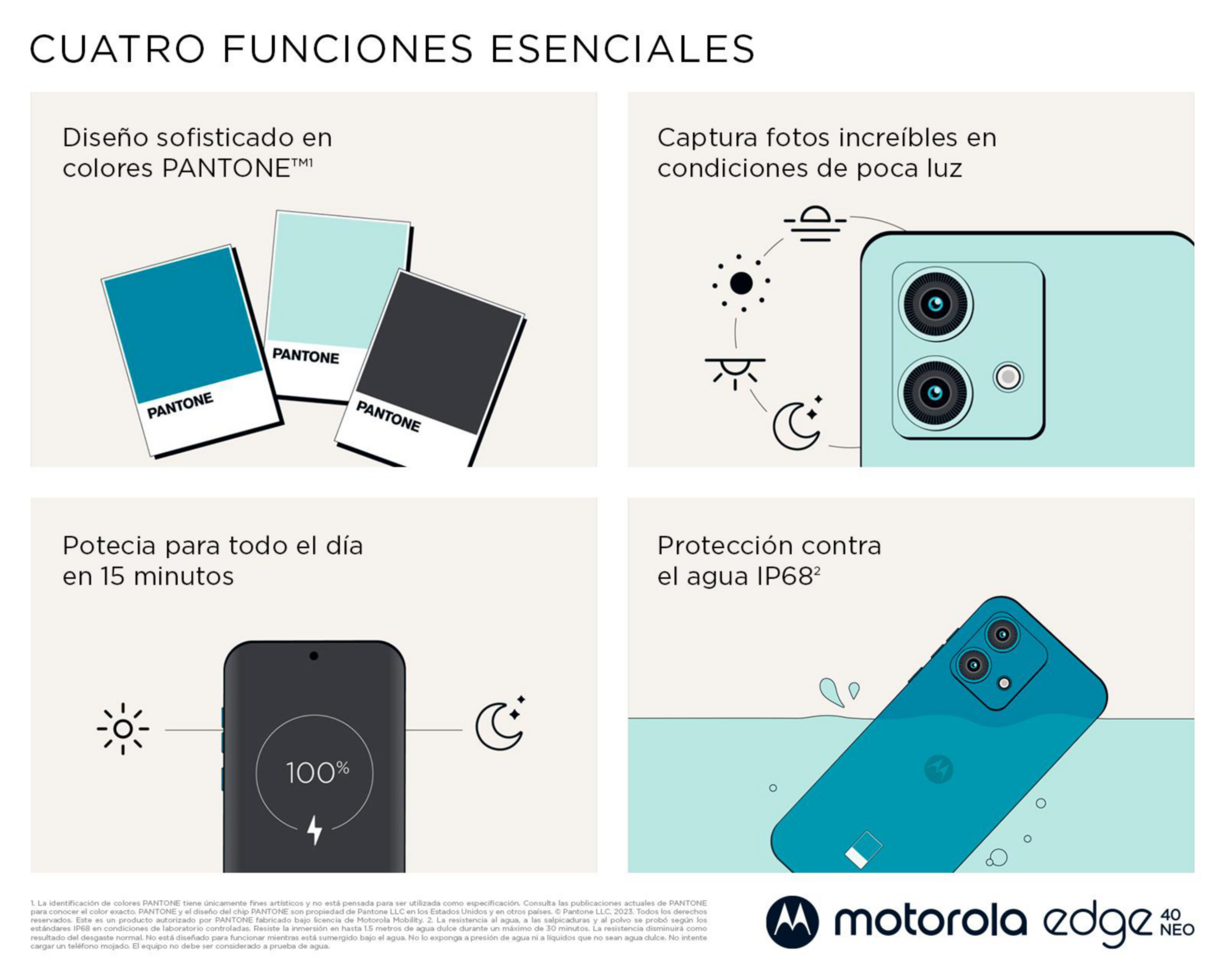 Foto 8 | Celular Motorola Desbloqueado Edge 40 Neo 256 GB Durazno