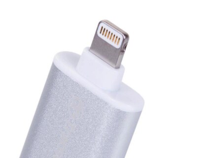 Foto 3 | Memoria Lightning/USB Transcend 32 GB Plateada
