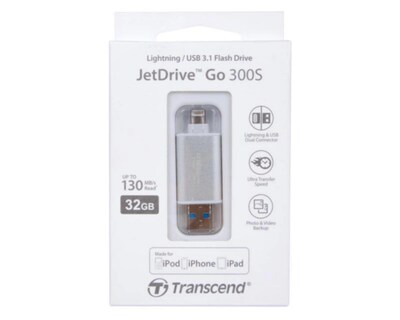 Foto 4 | Memoria Lightning/USB Transcend 32 GB Plateada