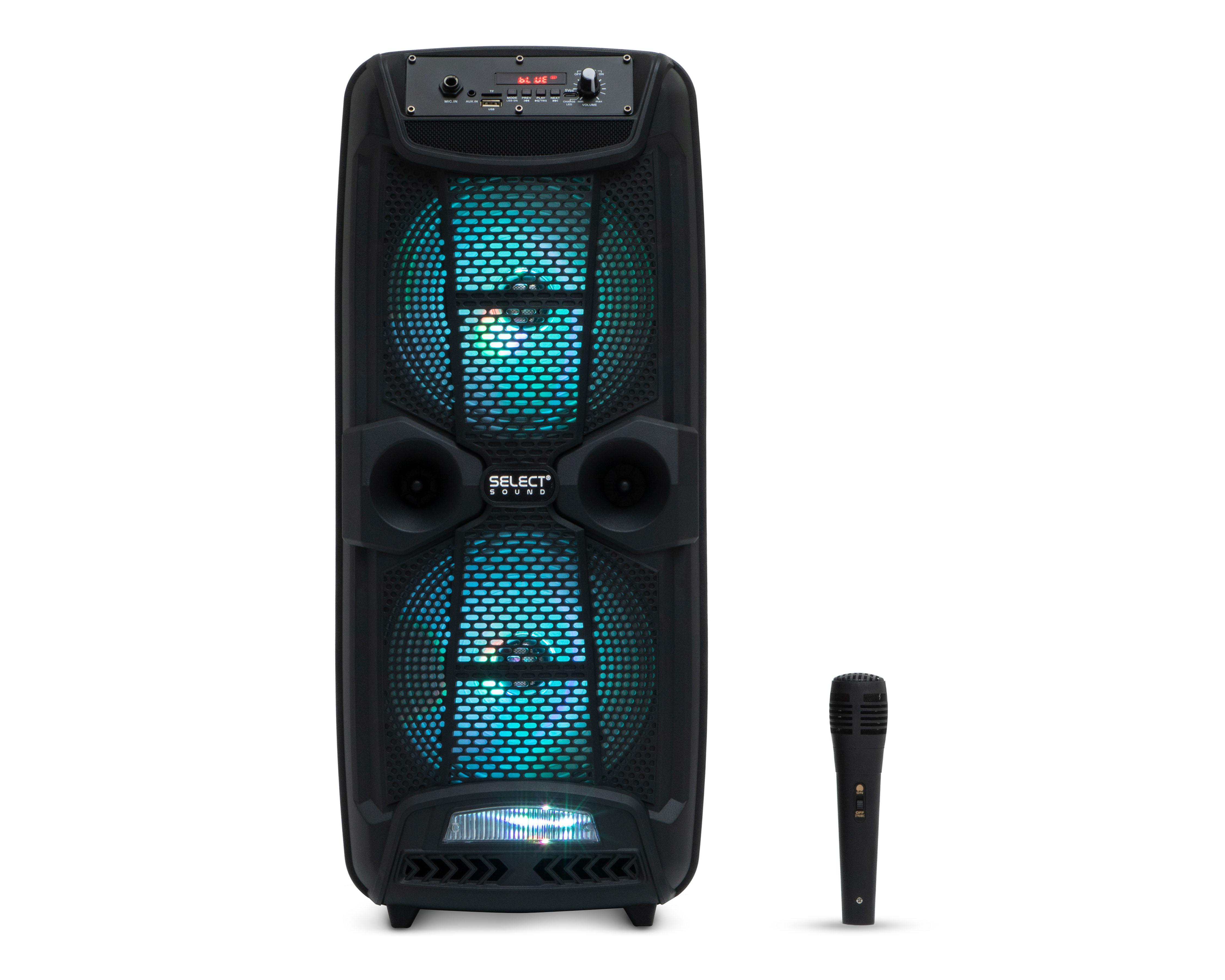 Bafle Bluetooth Select Sound BT1708 con Luces