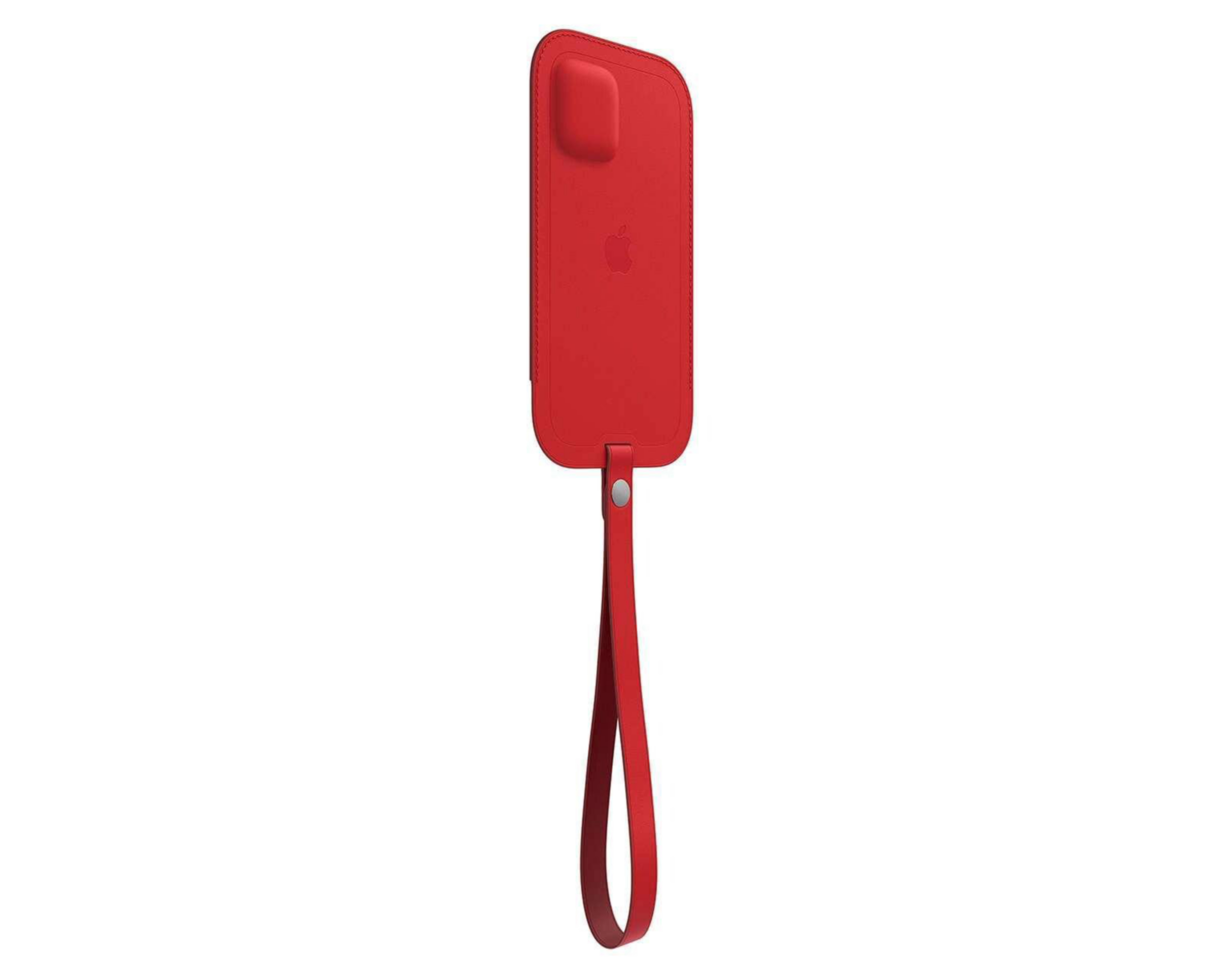 Foto 3 pulgar | Funda de Piel tipo Bolsillo con MagSafe para iPhone 12 y 12 Pro Rojo