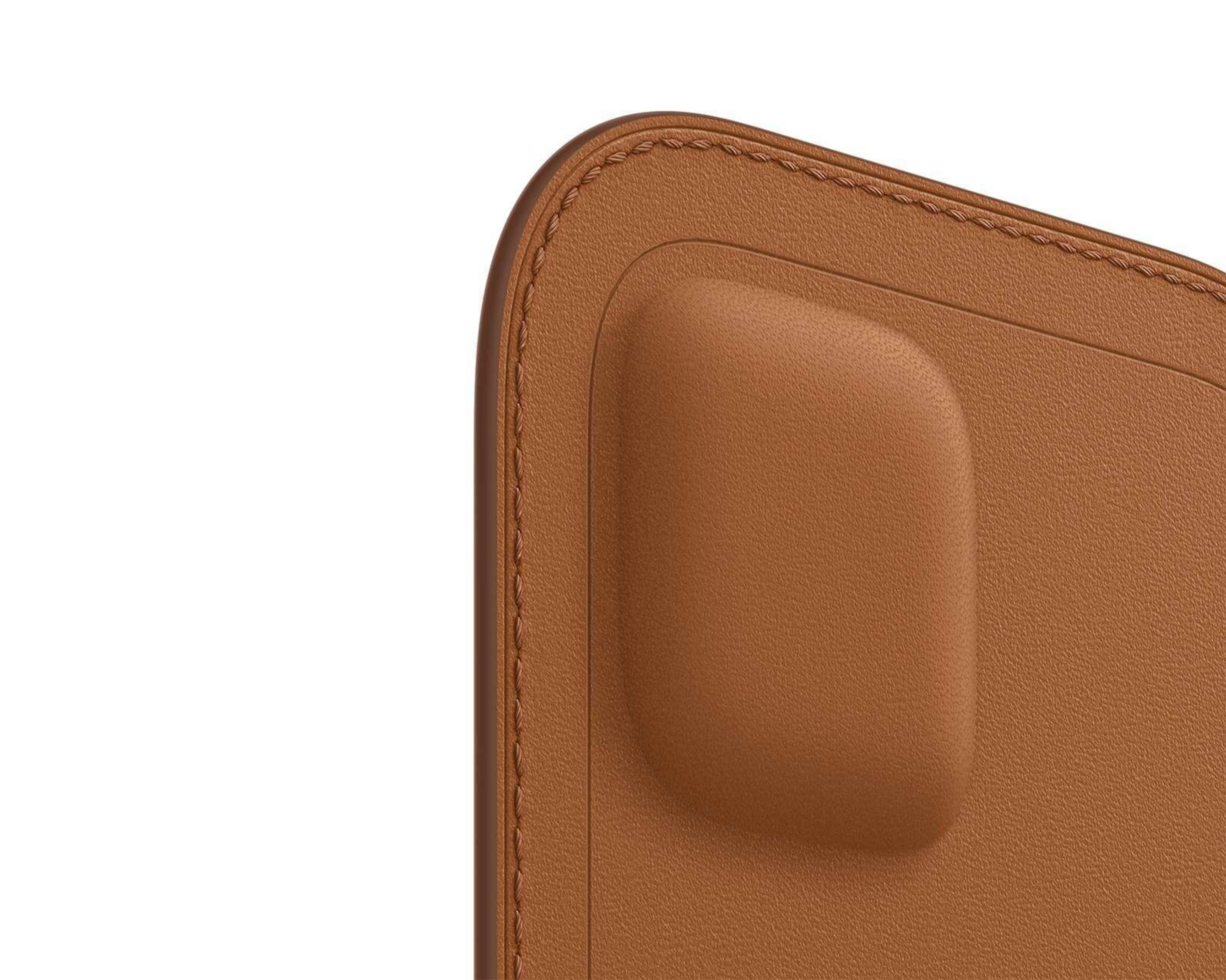 Foto 4 pulgar | Funda de Piel tipo Bolsillo con MagSafe para iPhone 12 Pro Max Café