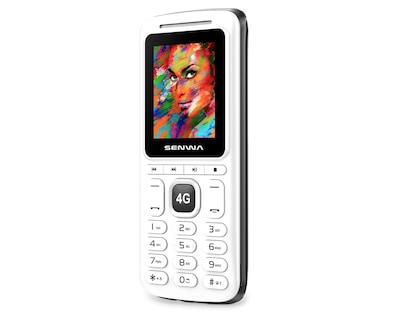 Foto 4 | Telcel Senwa Volte 128 MB Blanco y Negro