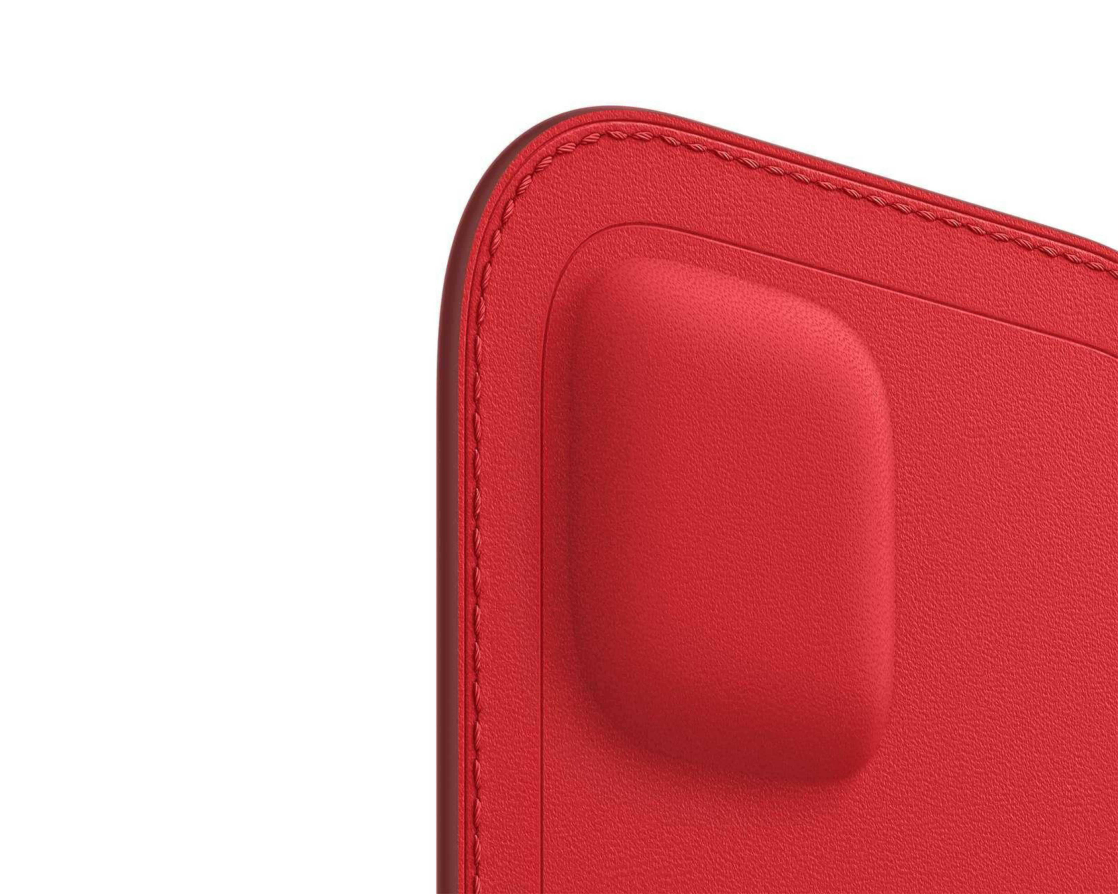 Foto 4 pulgar | Funda de Piel tipo Bolsillo con MagSafe para iPhone 12 Pro Max Red