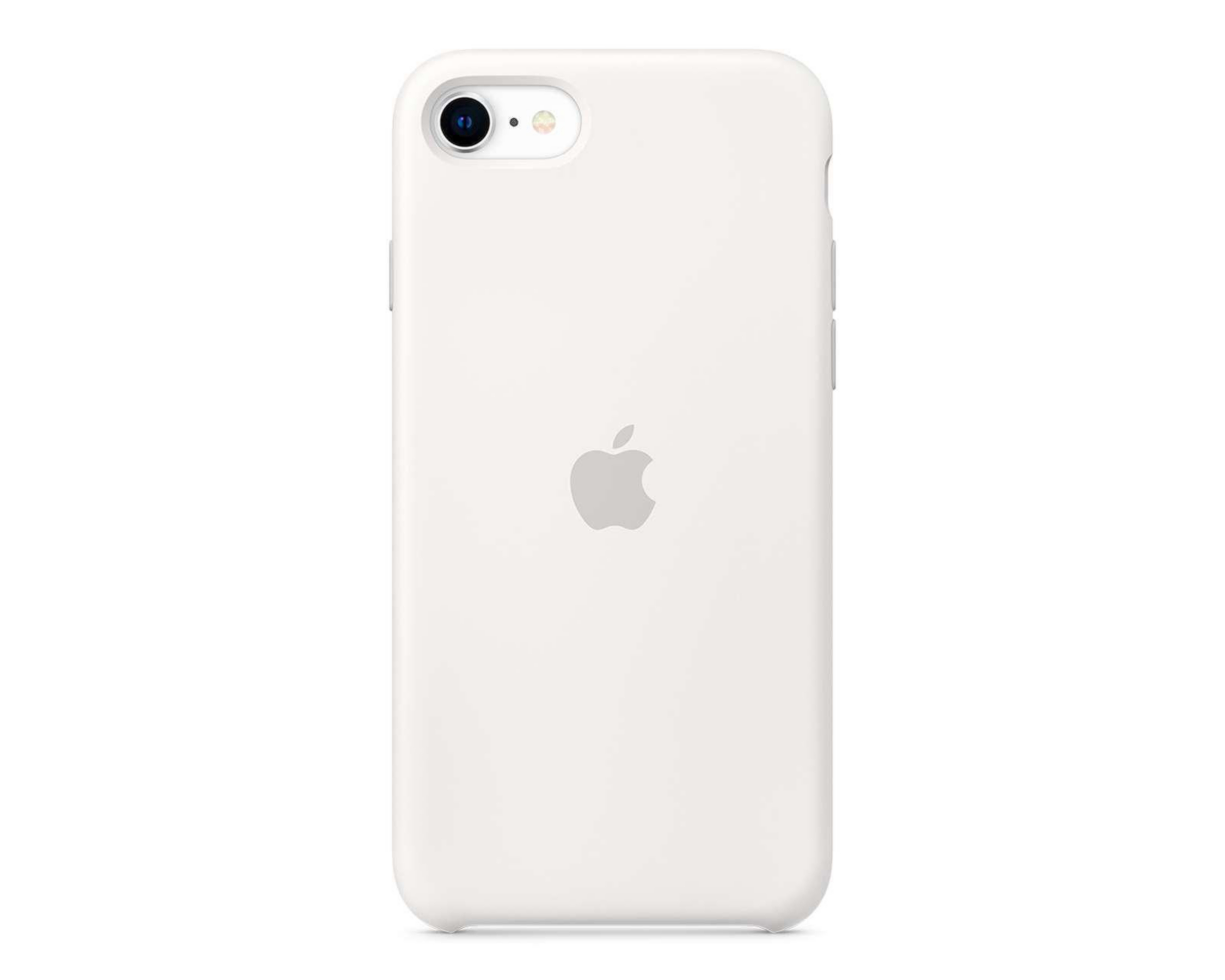 Foto 2 pulgar | Funda de Silicón para iPhone SE Blanco