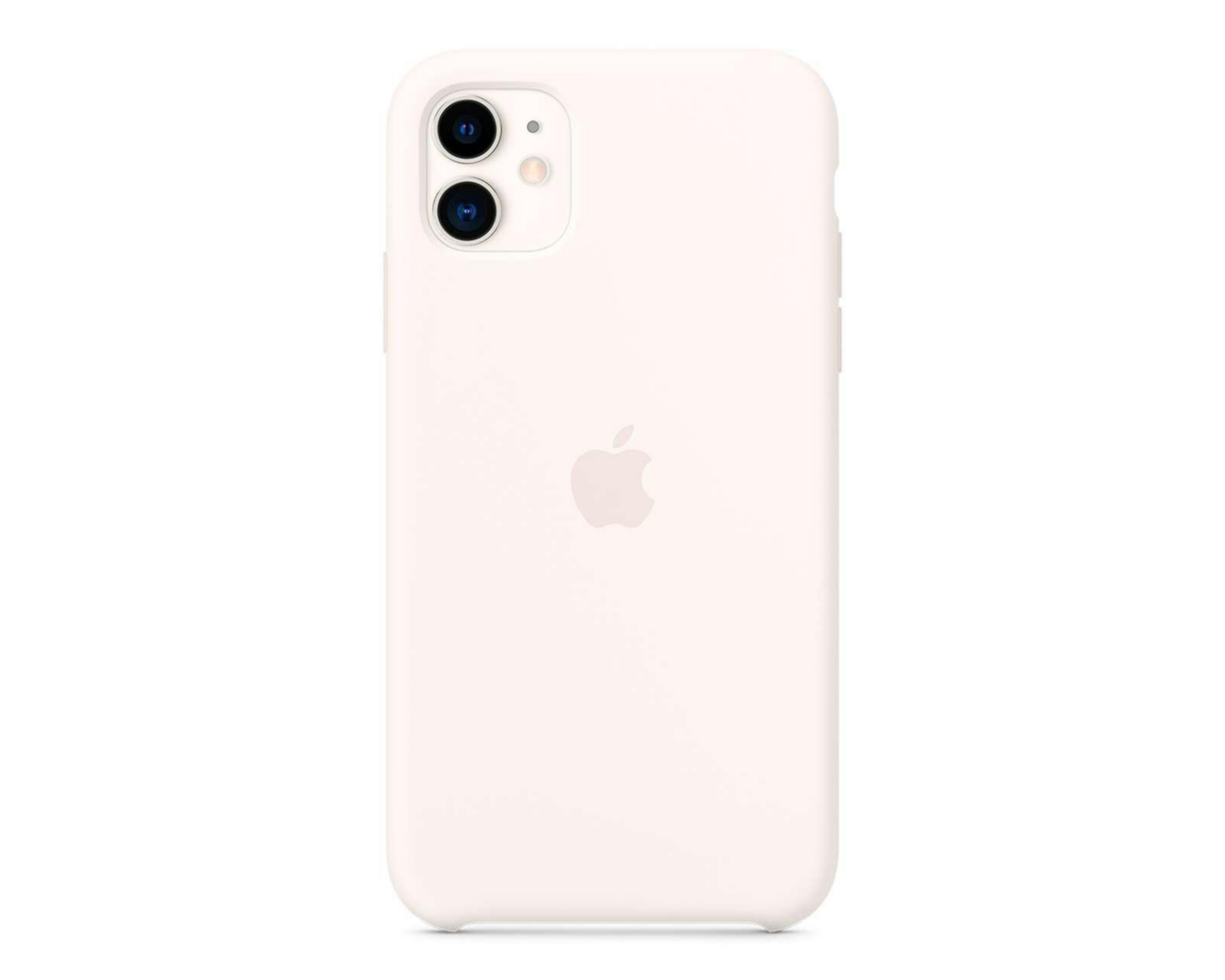 Foto 2 pulgar | Funda de Silicón para iPhone 11 Blanco