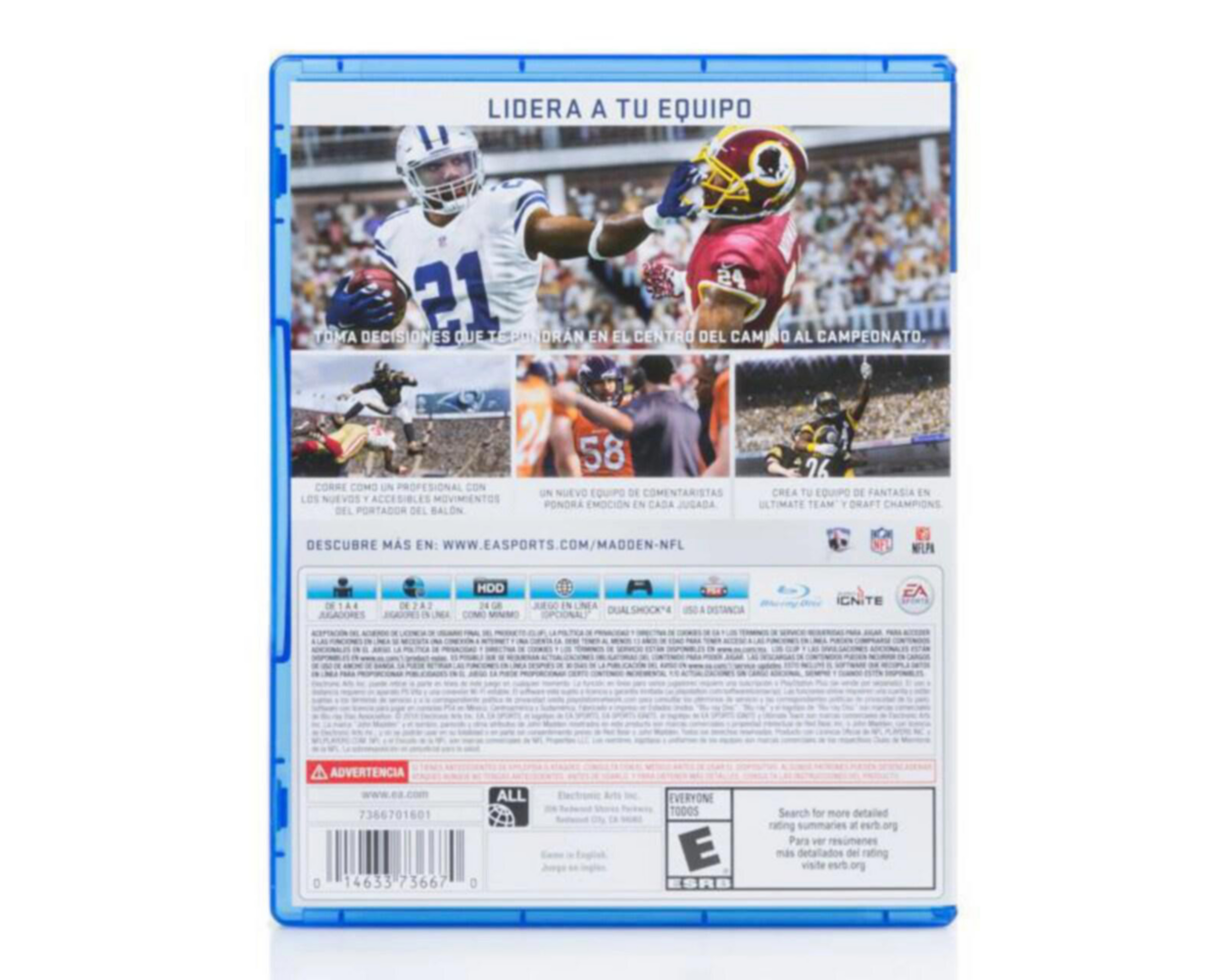 Foto 3 pulgar | Madden NFL 17 para PS4