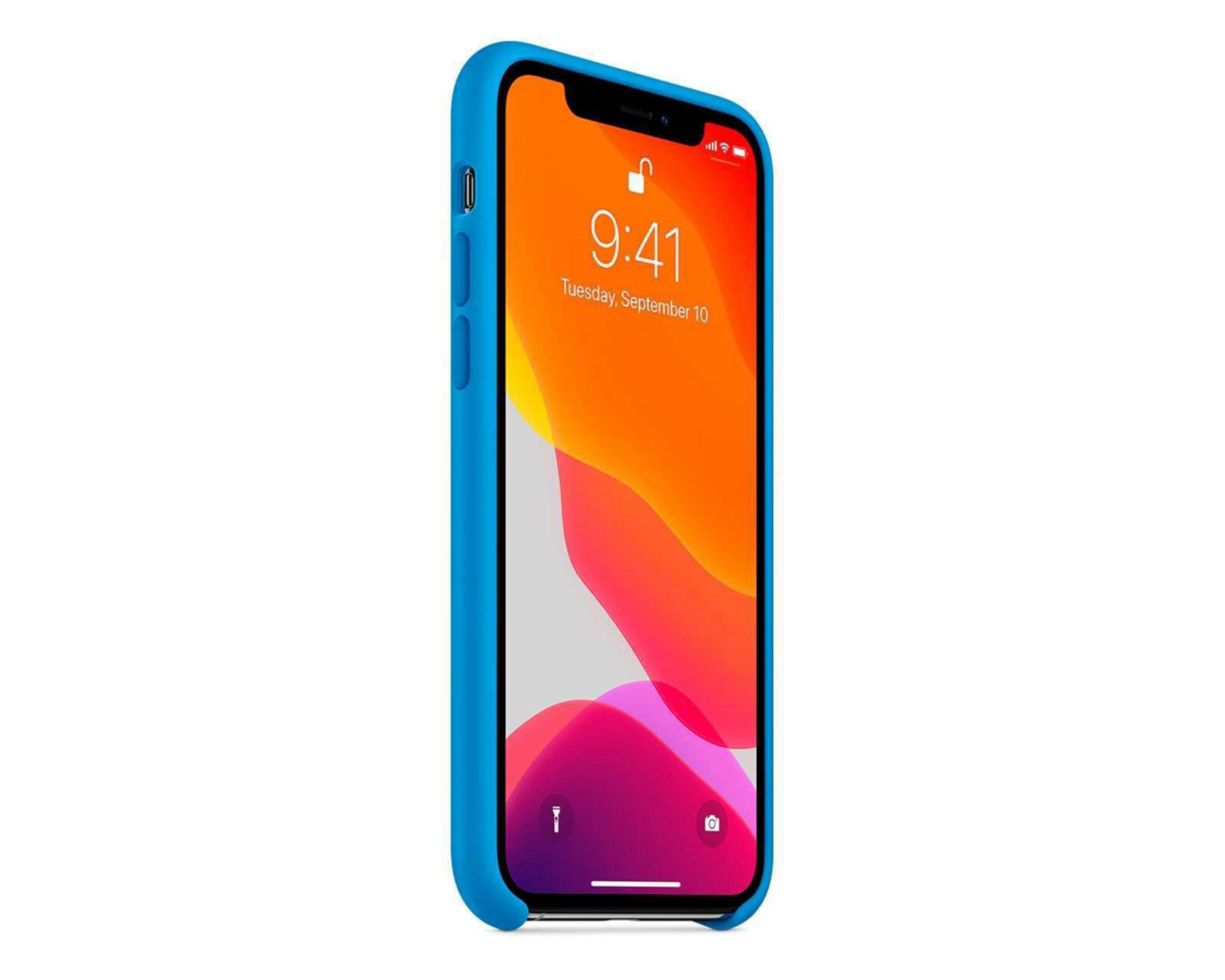 Foto 4 pulgar | Funda Apple para iPhone 11 Pro Azul