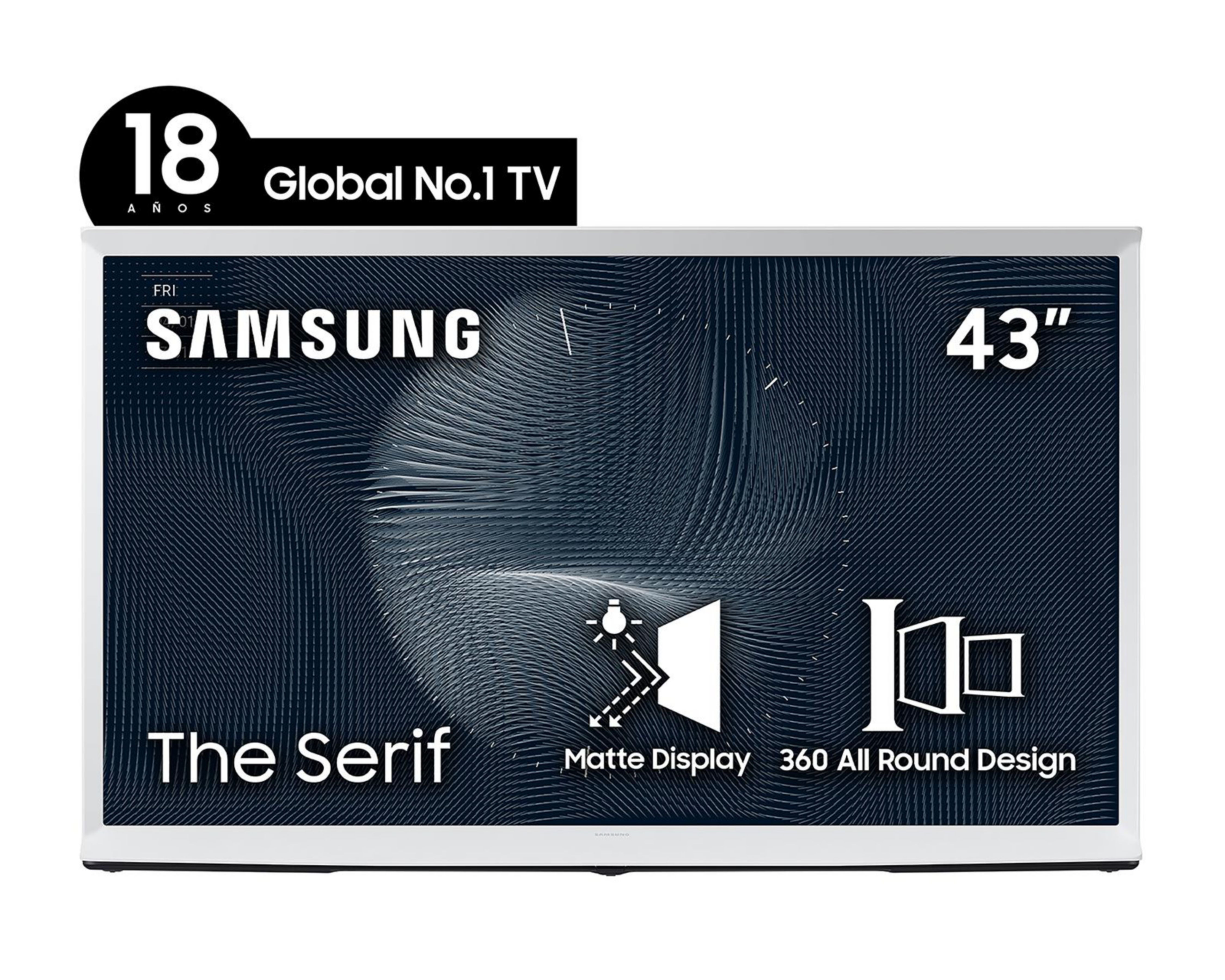 Foto 2 pulgar | Pantalla QLED Samsung 43" Ultra HD 4K Smart TV The Serif