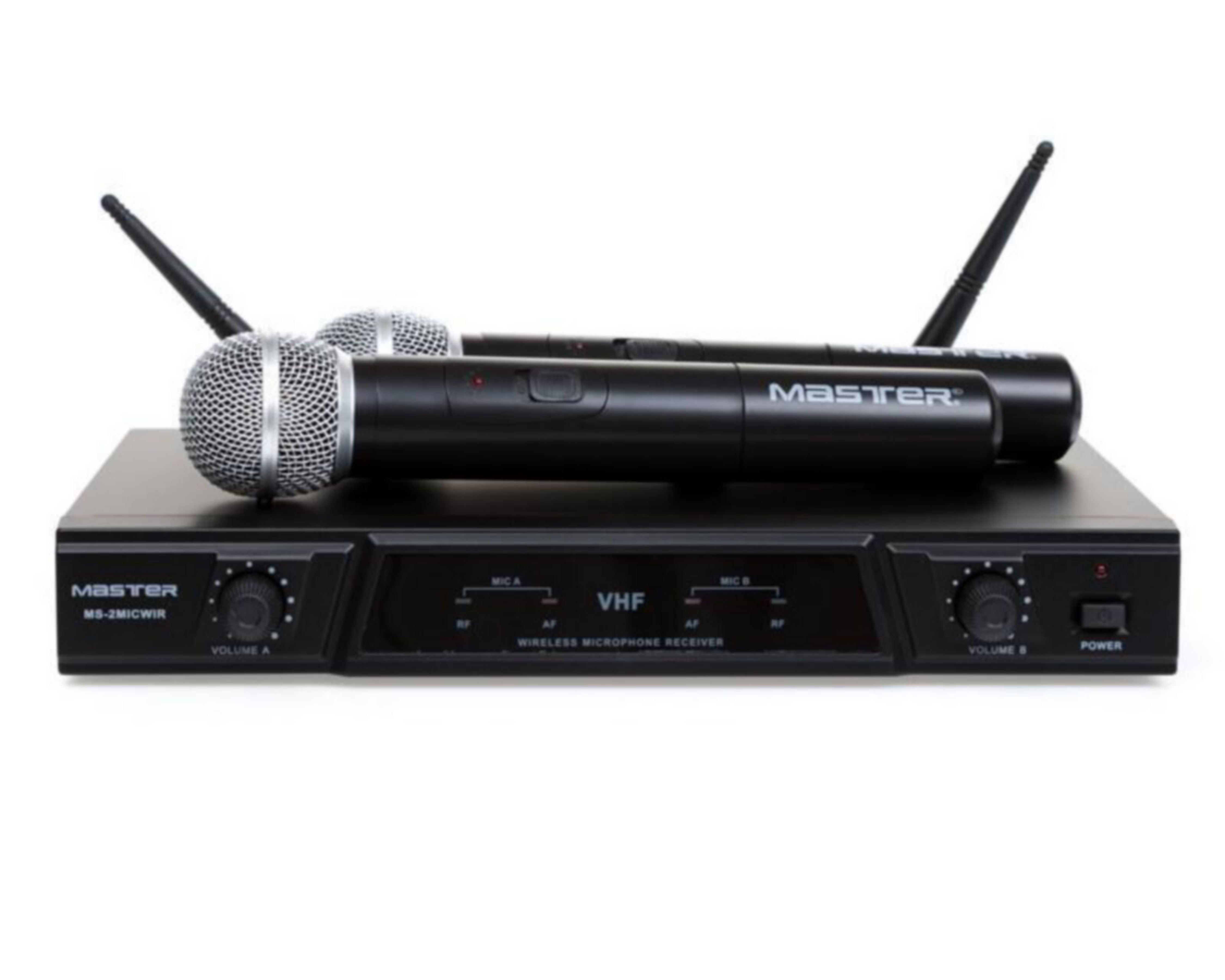 Foto 1 | Micrófonos Inalámbricos Master MS-2MICWIR