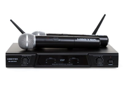 Foto 1 | Micrófonos Inalámbricos Master MS-2MICWIR