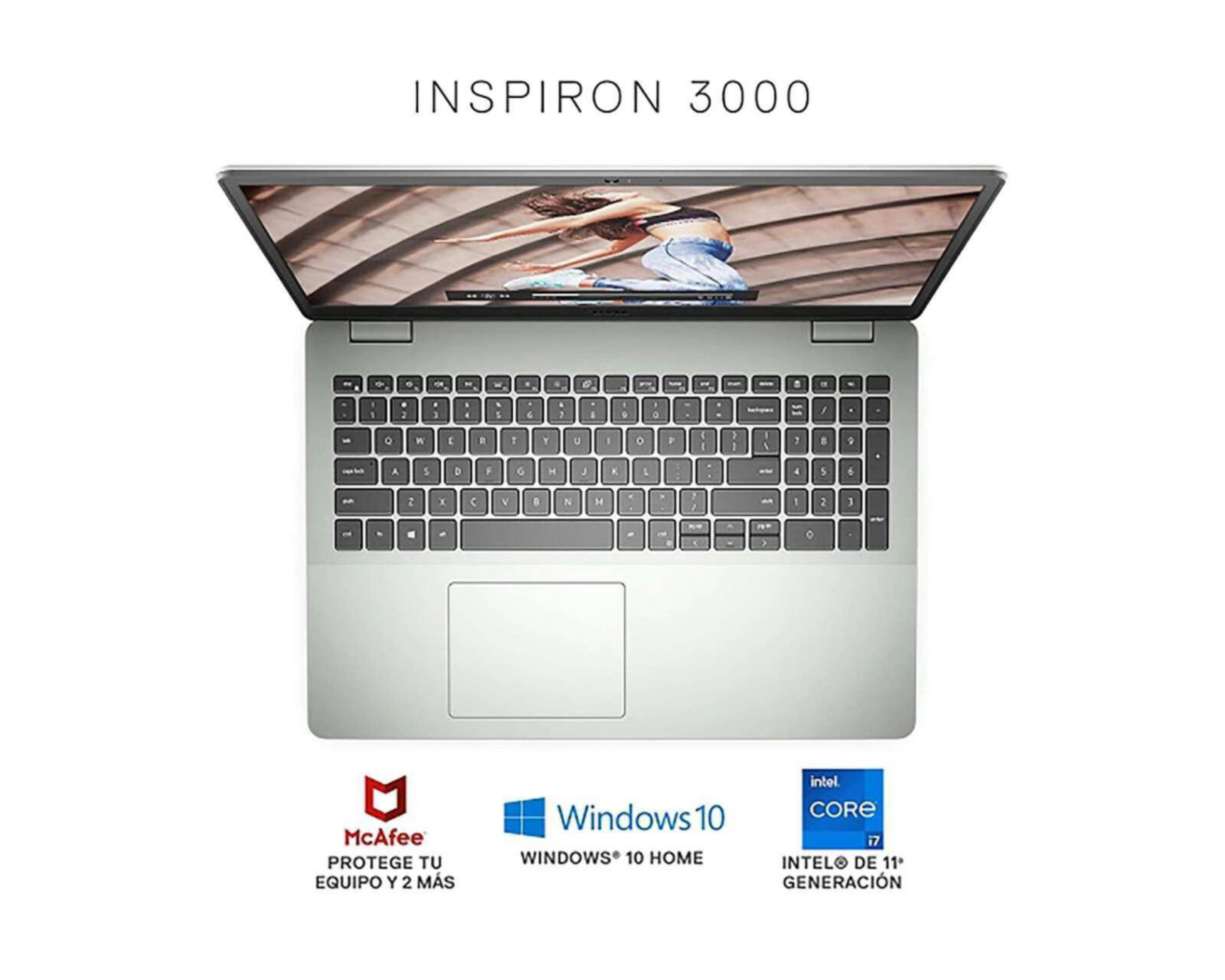 Foto 2 | Laptop Dell I3501-I78256WW10HS-5 15.6" Intel Core i7 8GB RAM 256 SSD Blanca