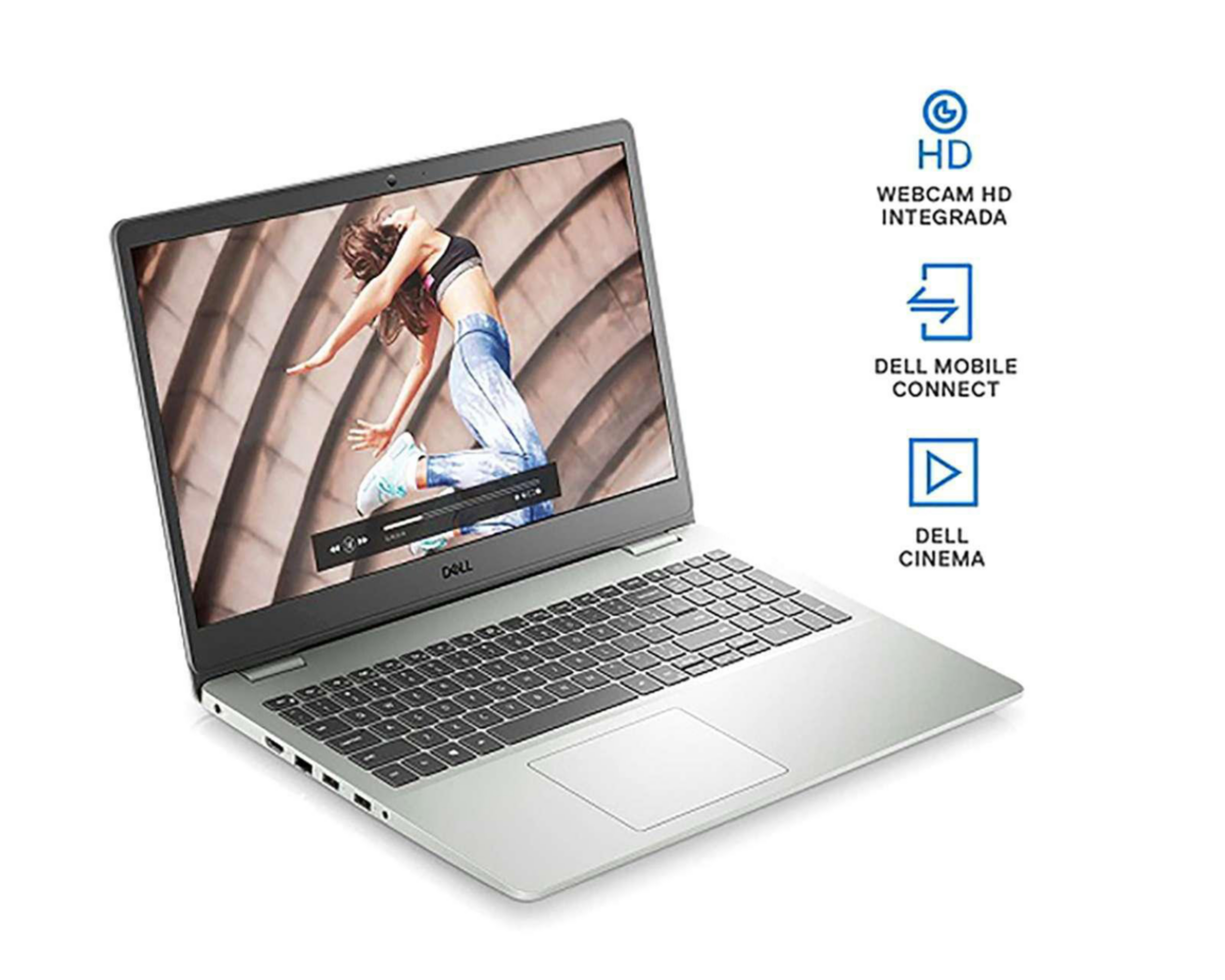 Foto 7 | Laptop Dell I3501-I78256WW10HS-5 15.6" Intel Core i7 8GB RAM 256 SSD Blanca