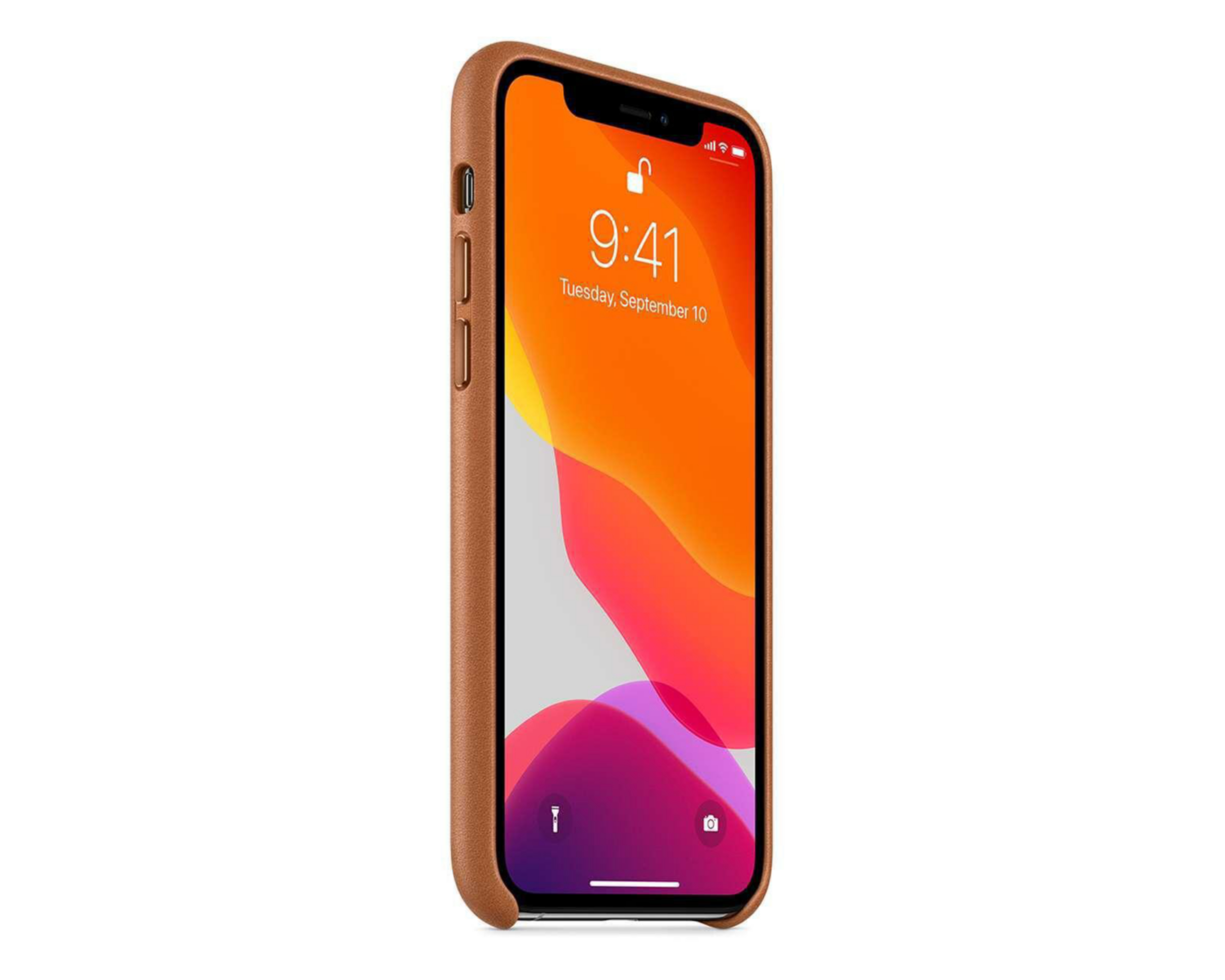 Foto 3 | Funda de Piel para iPhone 11 Pro Marrón