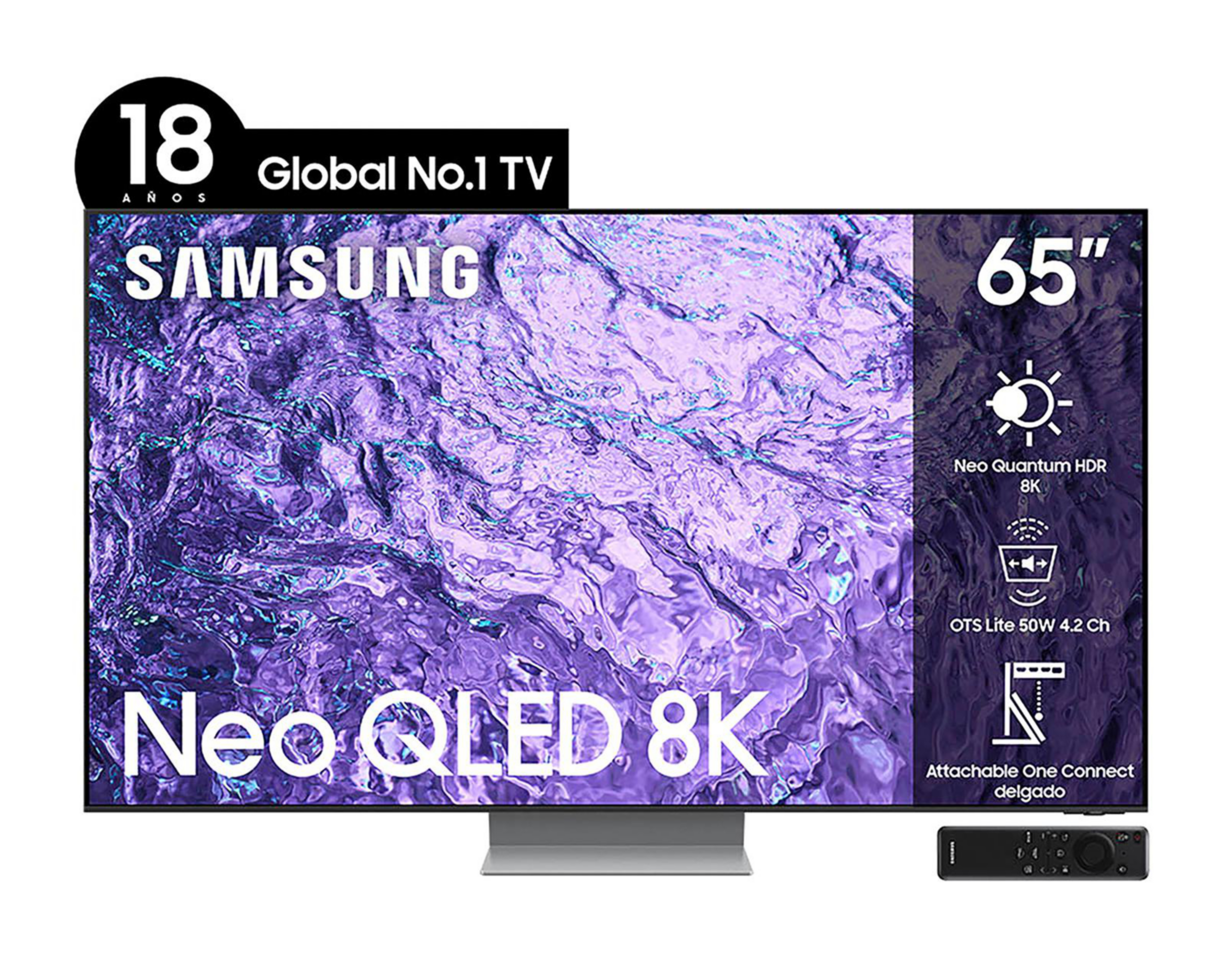 Foto 2 pulgar | Pantalla Neo QLED Samsung 65" 8K Smart TV QN65QN700CFXZX