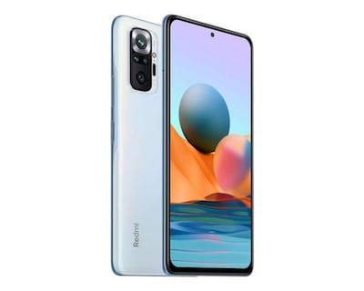 Foto 4 | Celular Xiaomi Desbloqueado Redmi Note 10 Pro 128 GB Azul