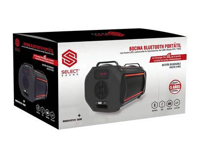 Foto 4 | Bocina Bluetooth Portátil Select Sound BT220 Batería Recargable