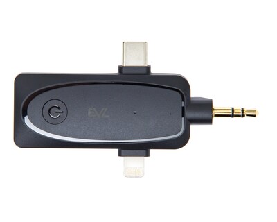 Foto 3 | Kit de Micrófonos Inalámbricos EVL LM-AP003-2 Negro