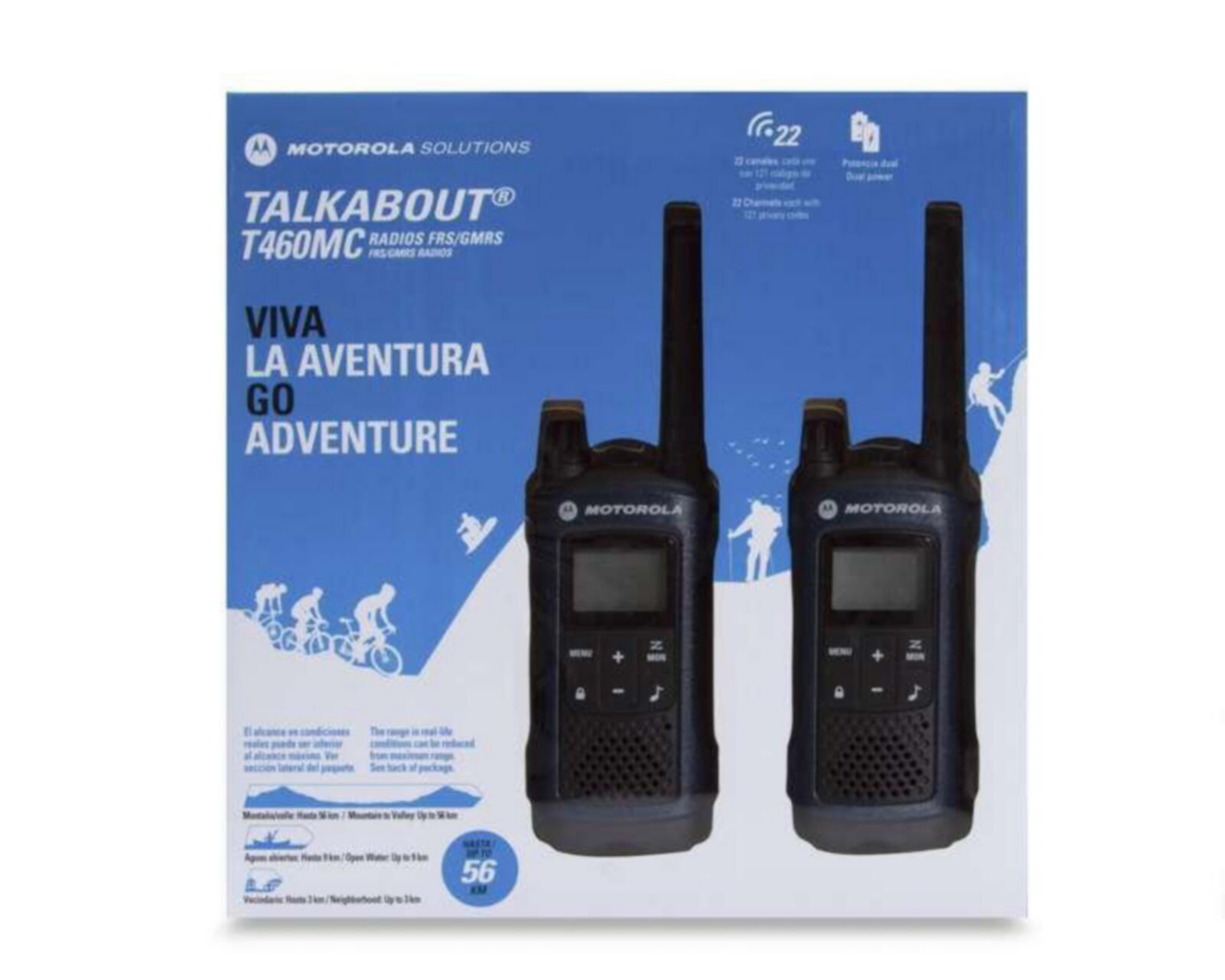 Foto 3 | Radios de Comunicación Motorola T460MC 56Km