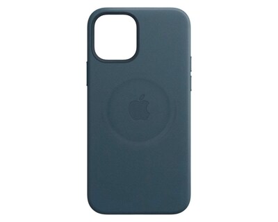 Foto 2 | Funda de Piel con MagSafe para iPhone 12 Pro Max Azul Báltico