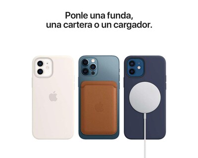 Foto 5 | Funda de Piel con MagSafe para iPhone 12 Pro Max Azul Báltico
