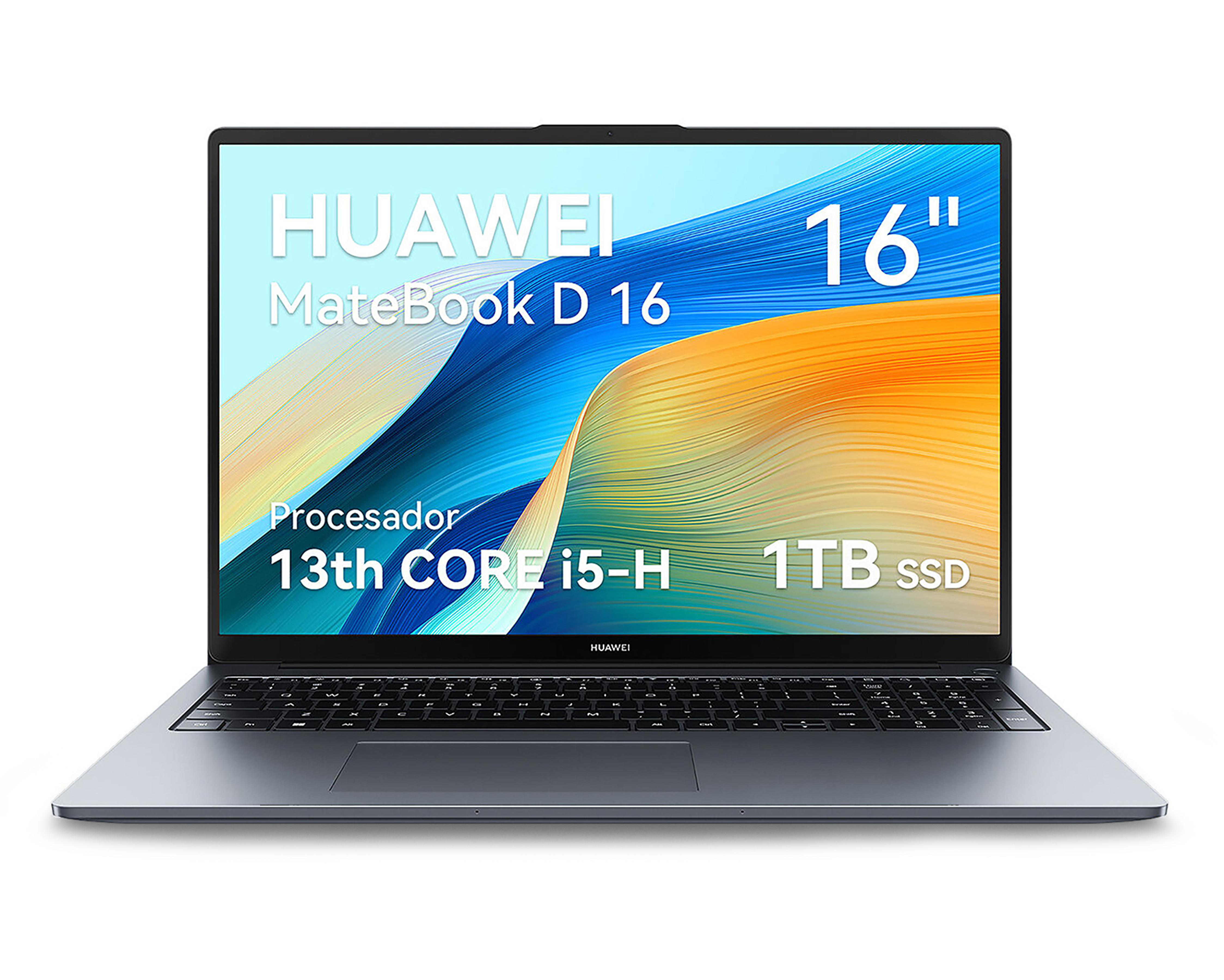 Foto 2 pulgar | Laptop Huawei Matebook D16 16" Windows 11 Intel Core i5 16 GB RAM 1 TB SSD Gris