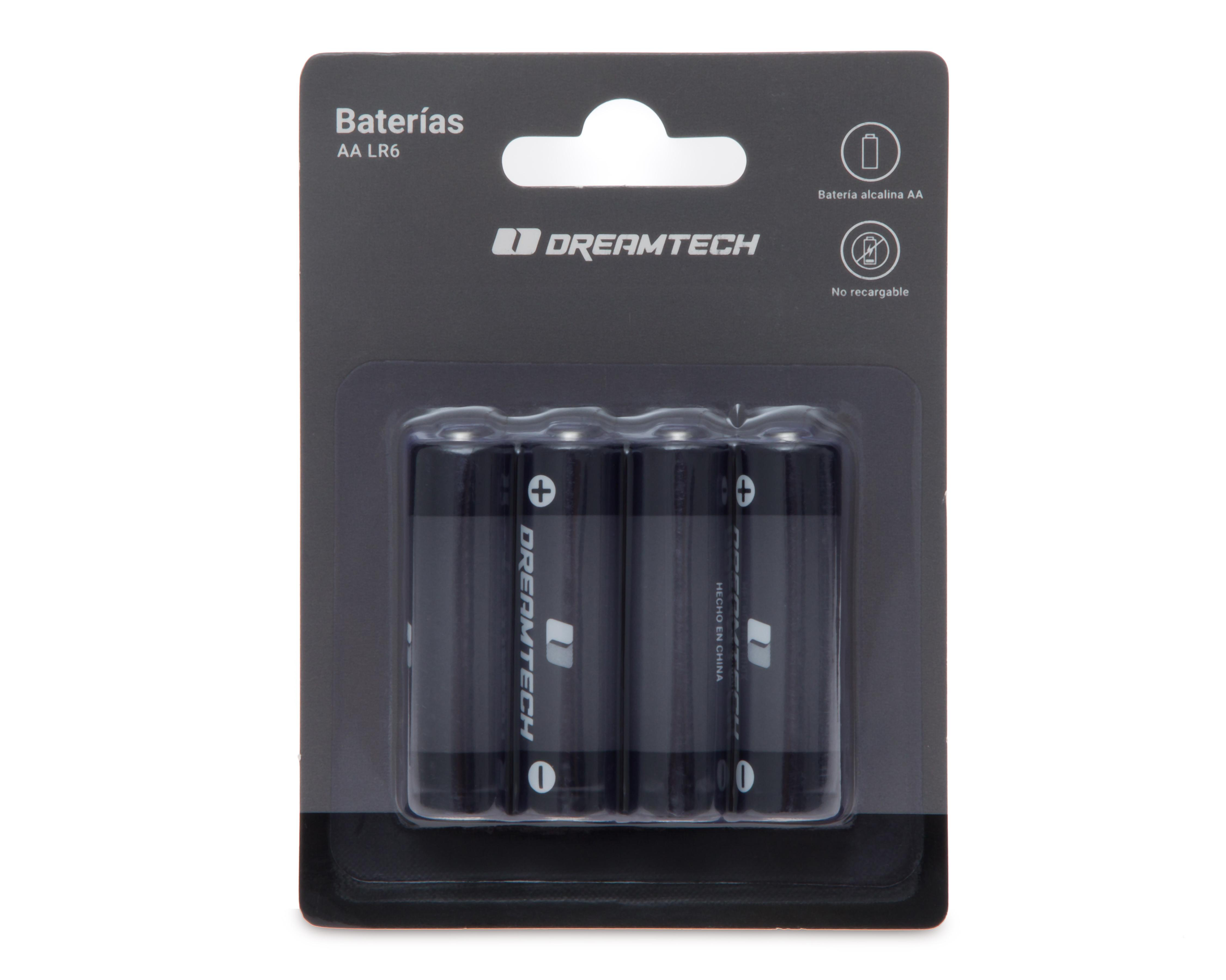 Foto 1 | Baterías Alcalinas Dreamtech AA 4 Piezas