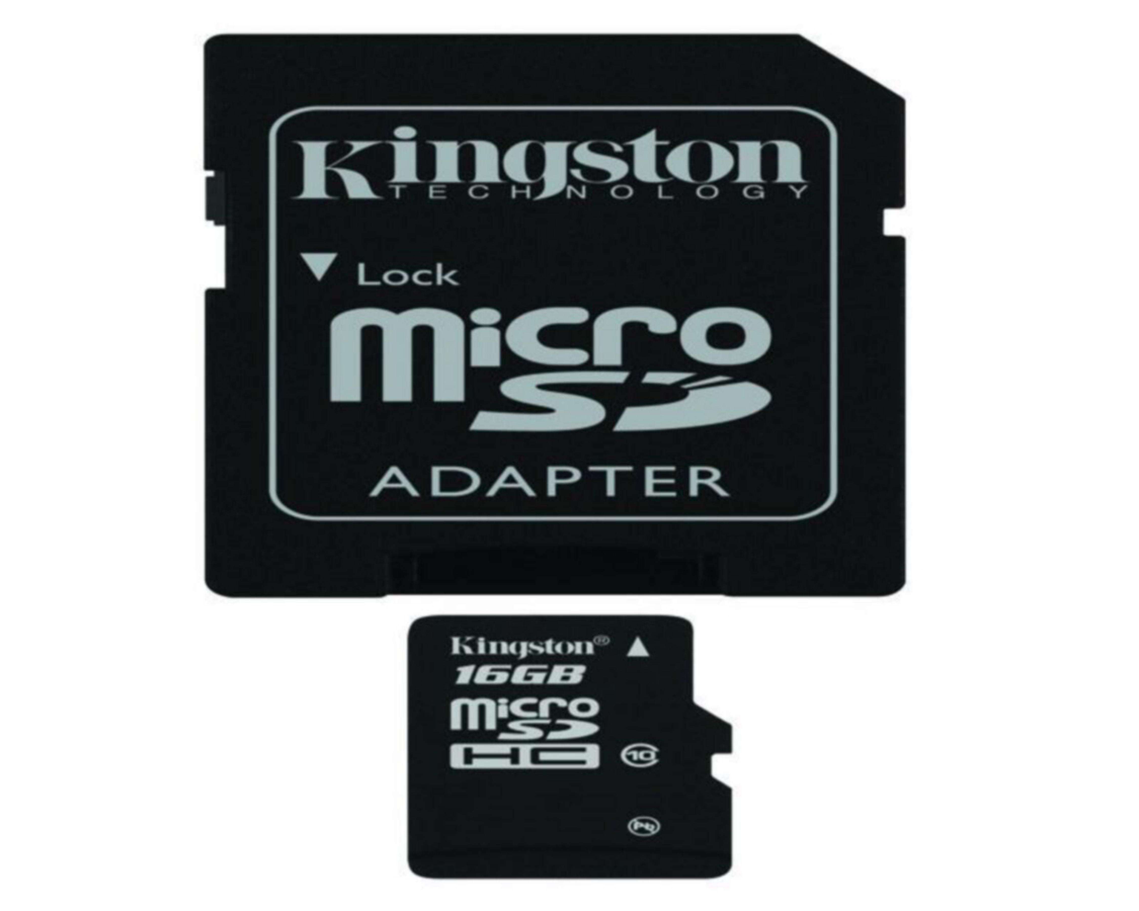 Foto 3 pulgar | Memoria MicroSD Kingston 16 GB Negra