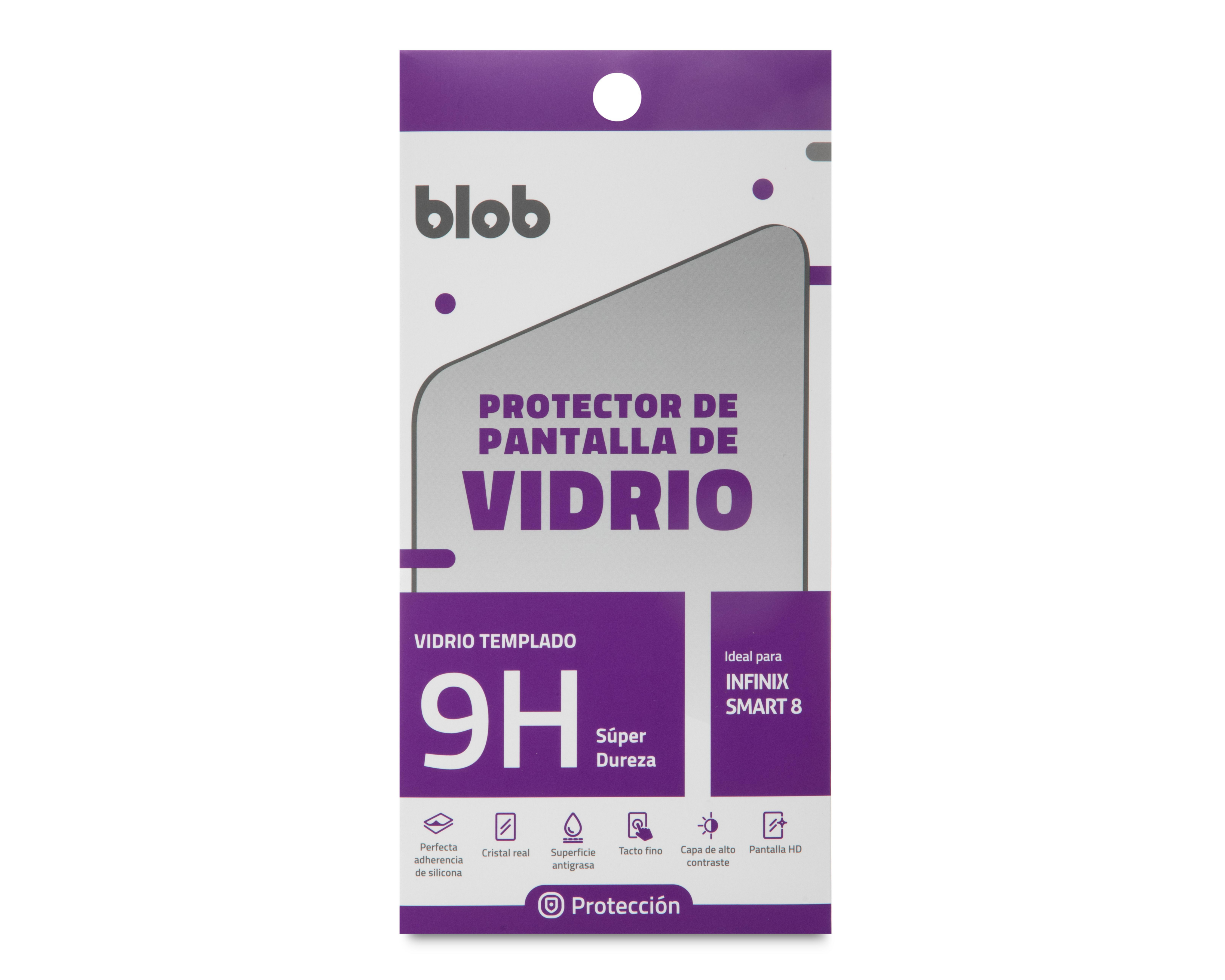 Foto 2 pulgar | Protector de Pantalla Blob para Infinix Smart 8
