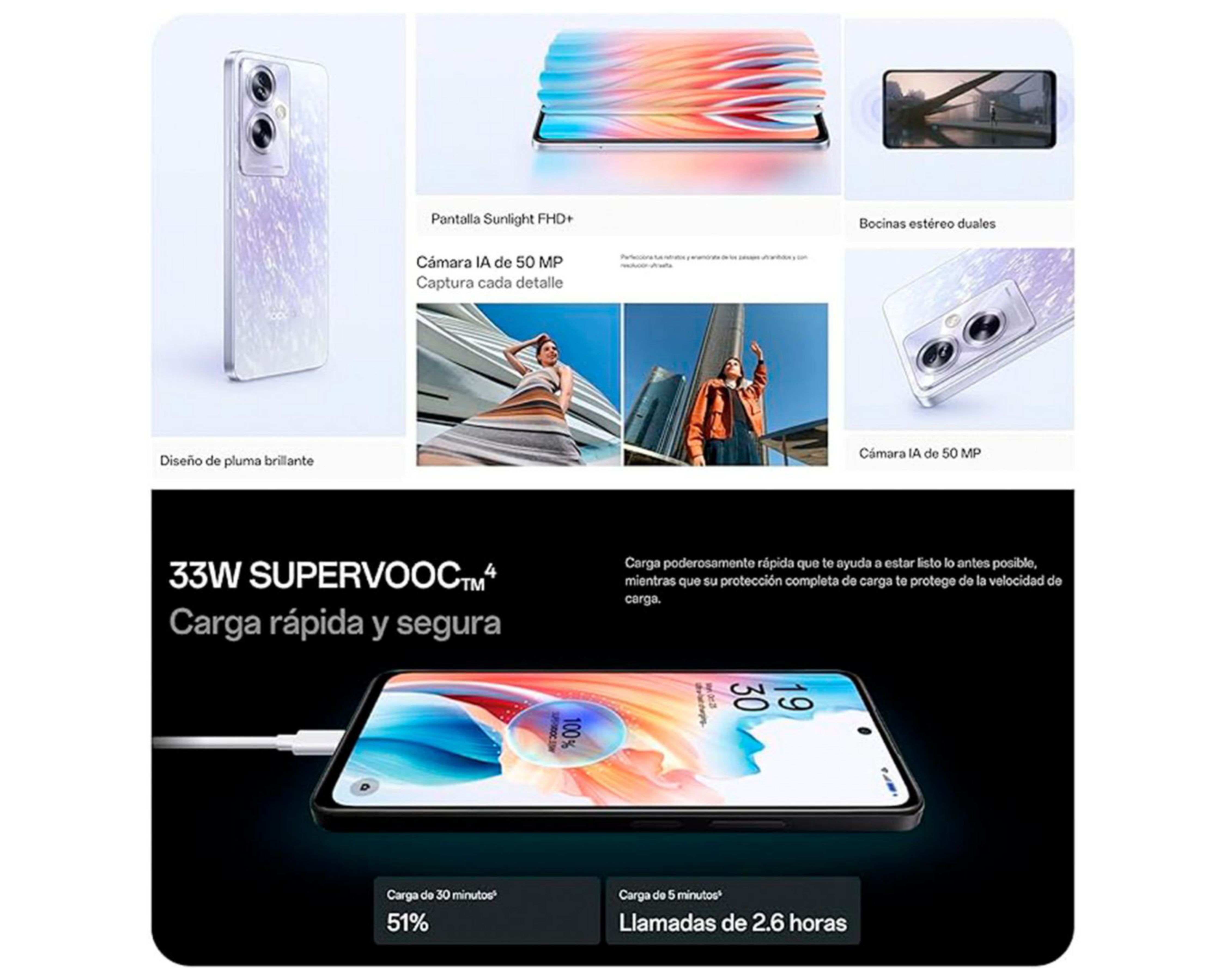 Foto 6 | Celular Oppo Liberado A79 256 GB Lila