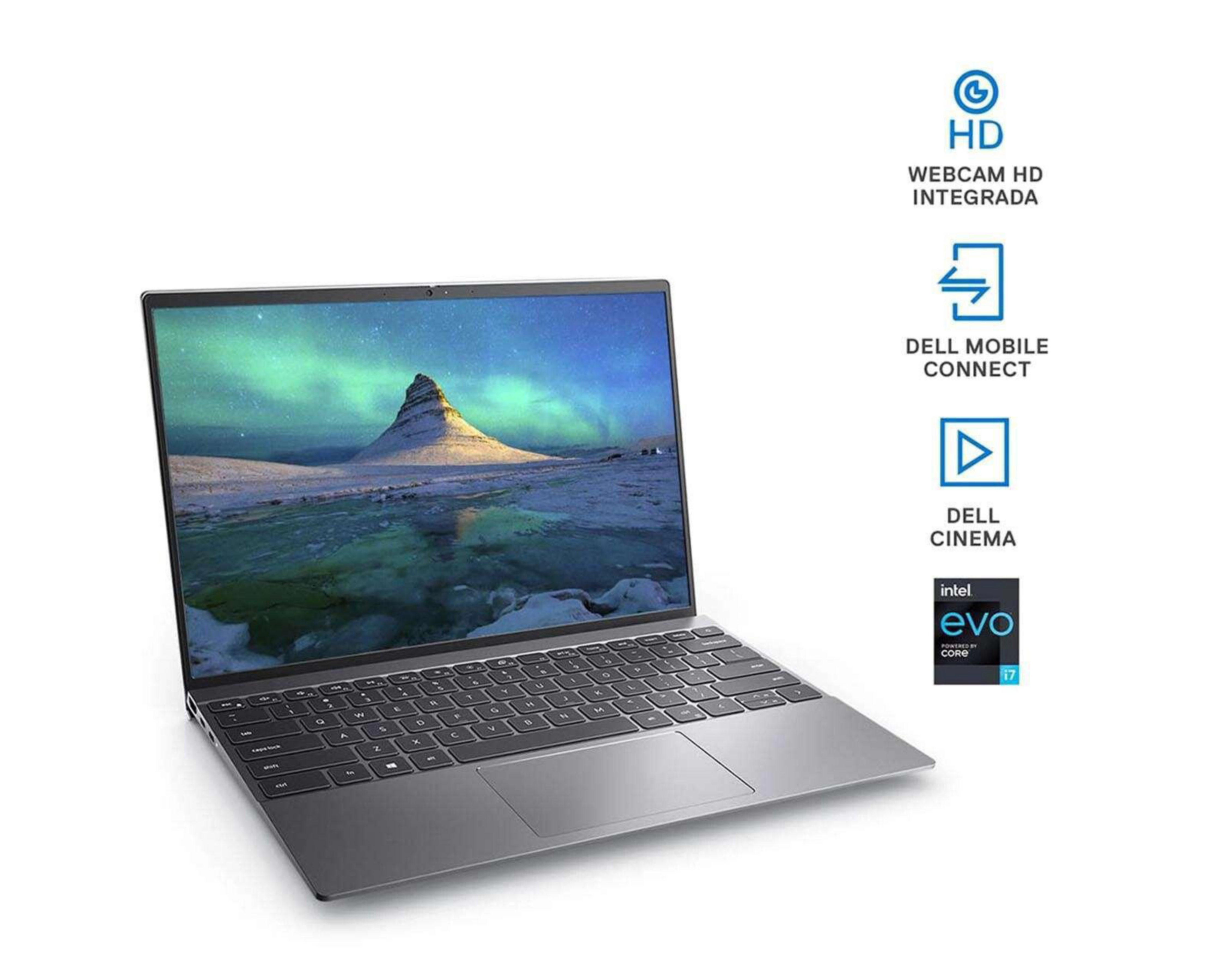 Foto 3 pulgar | Laptop Dell I5310-I7R8512SWNXHSC 13.3" Windows 11 Home Intel Core i7 8 GB RAM 512 GB SSD Plateada