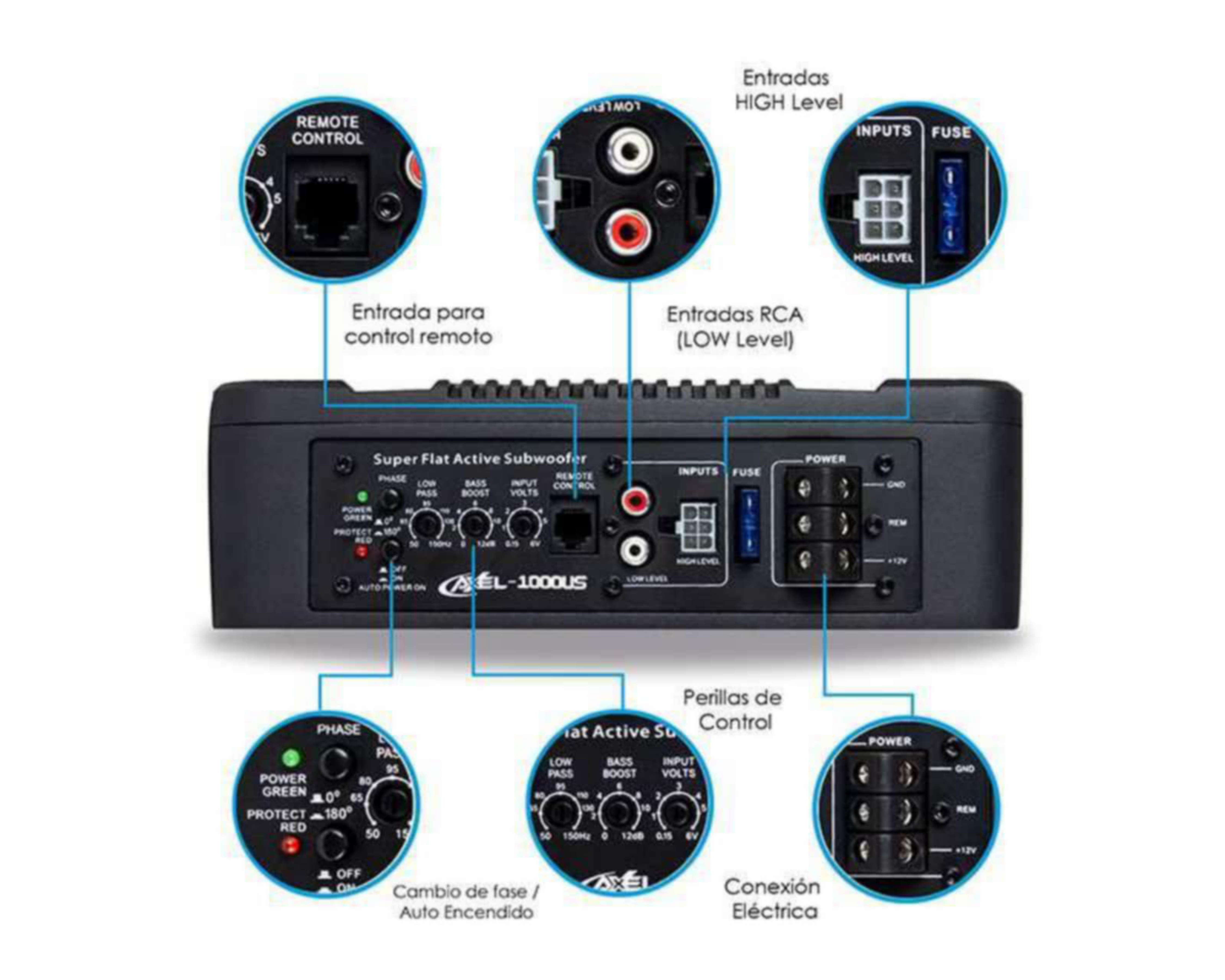 Foto 2 | Subwoofer Amplificado Steelpro 1000 W