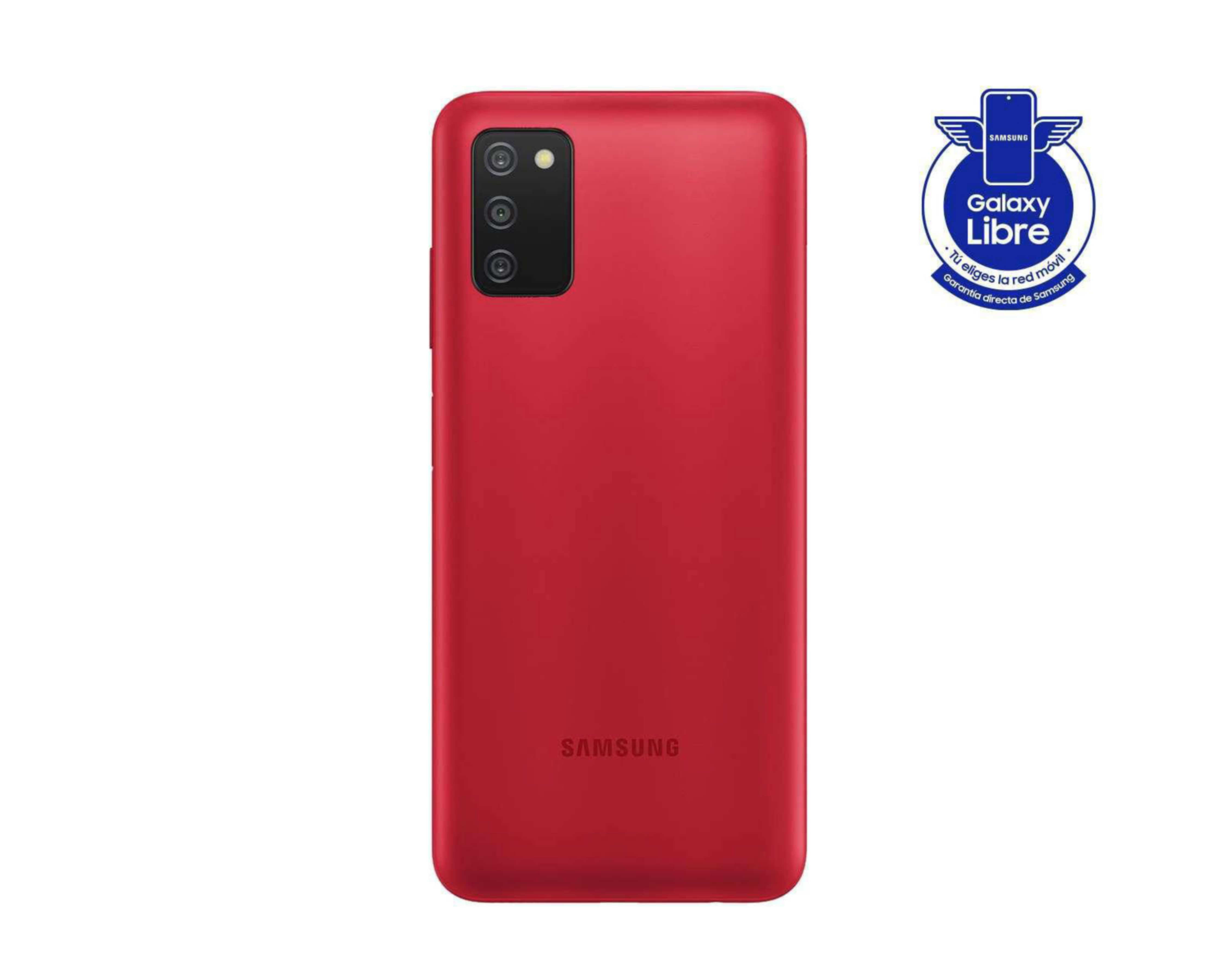 Foto 2 pulgar | Celular Samsung Desbloqueado Galaxy A03S 64 GB Rojo