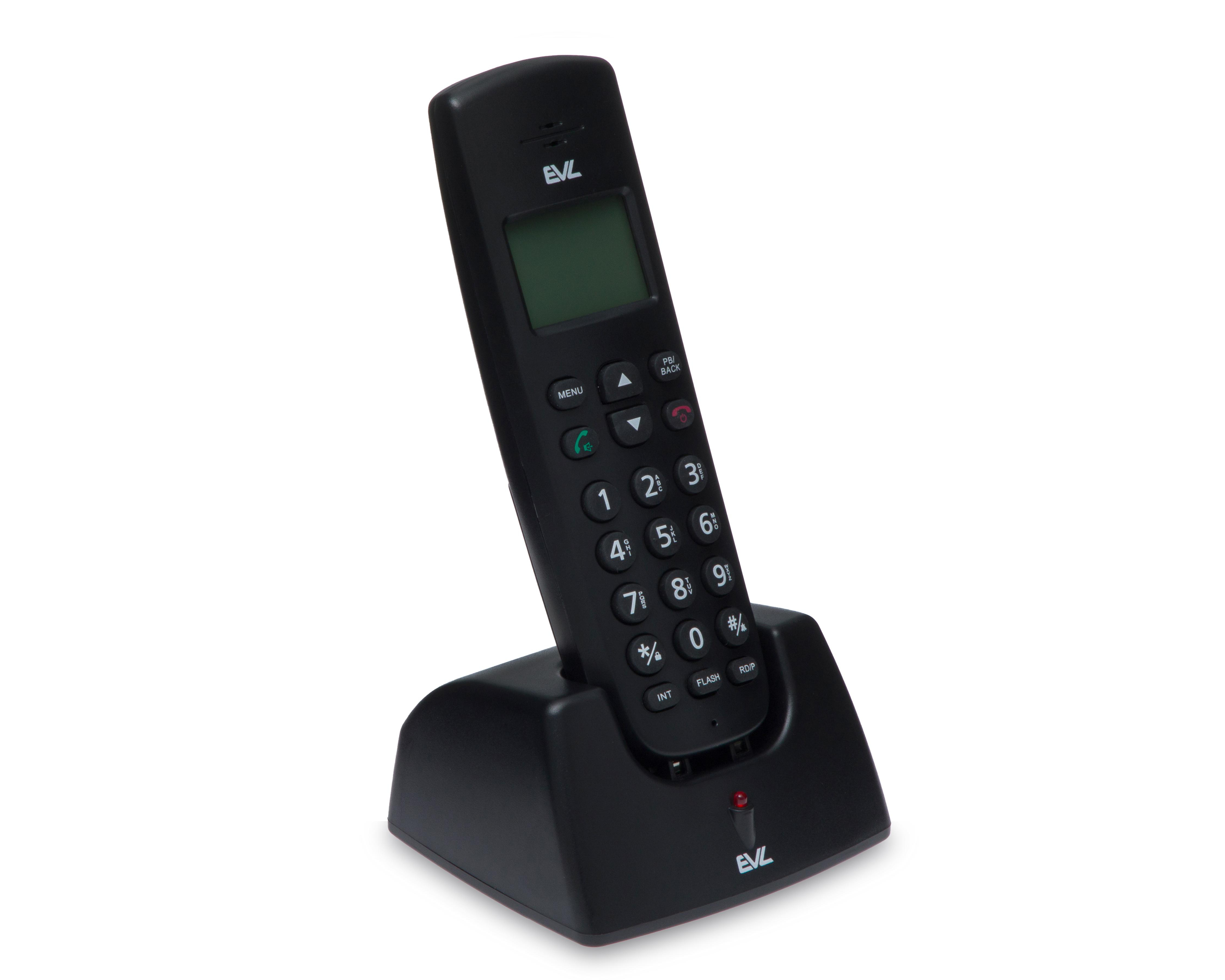 Foto 1 | Teléfono Inalámbrico EVL D601 Negro