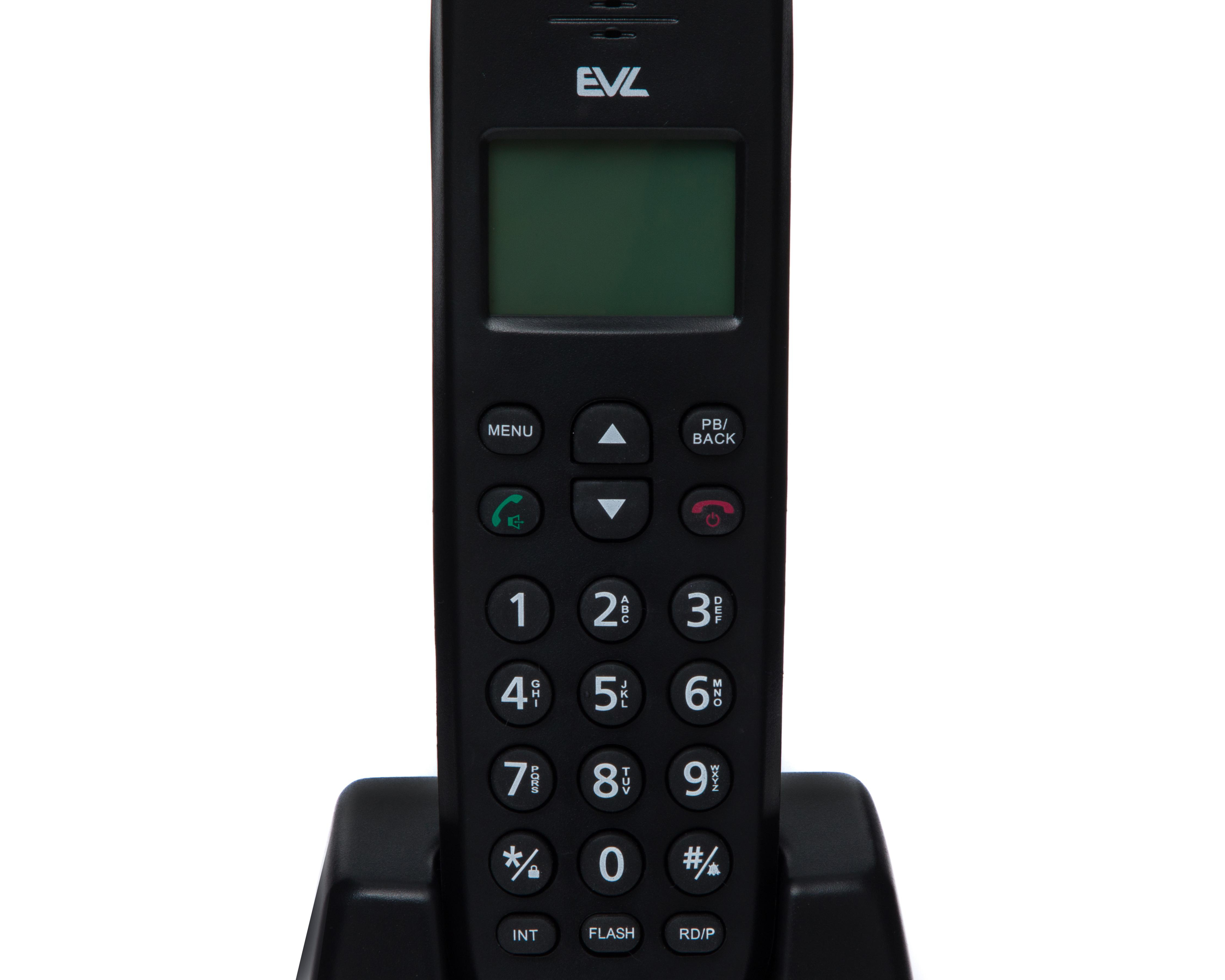 Foto 4 pulgar | Teléfono Inalámbrico EVL D601 Negro