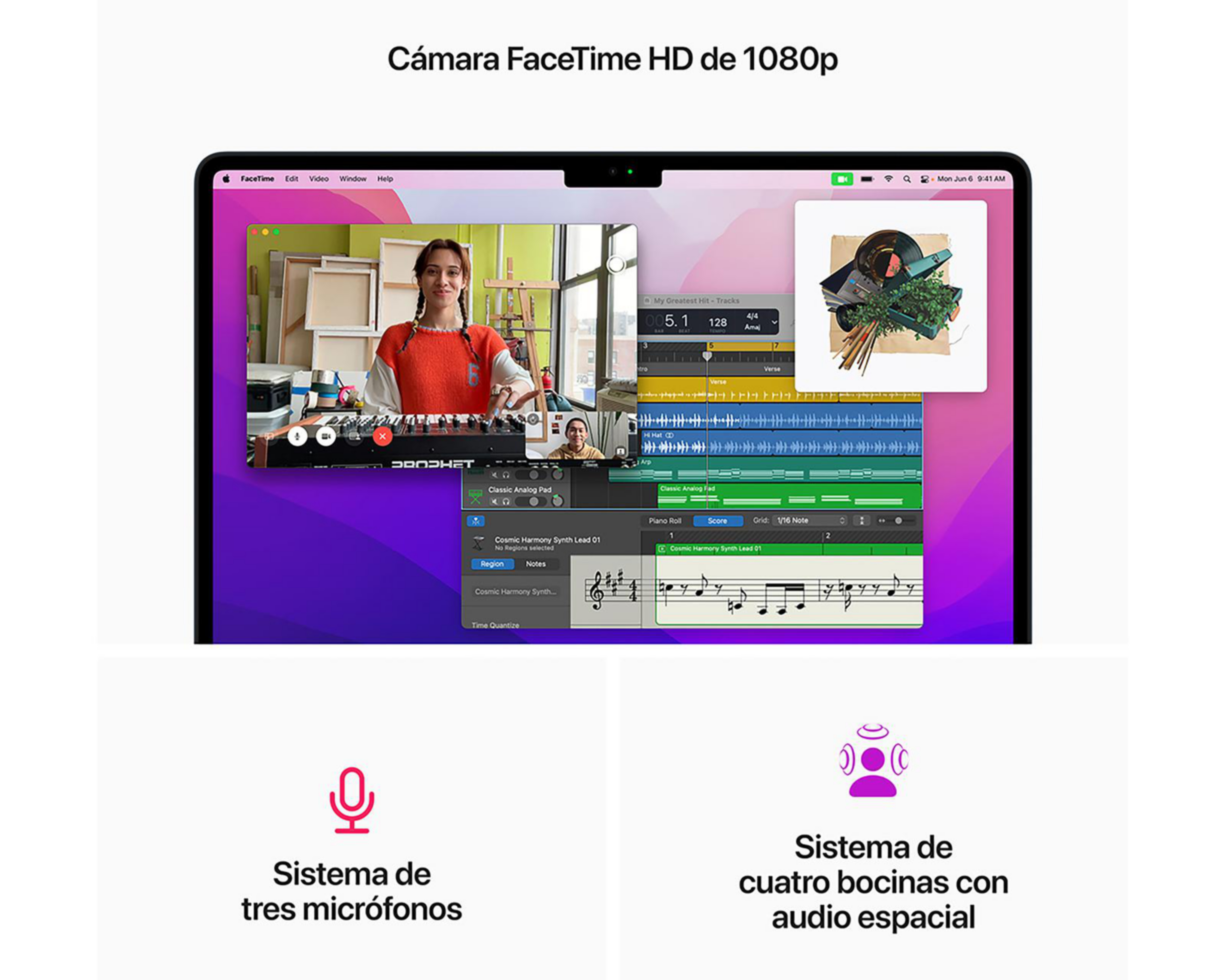 Foto 7 pulgar | MacBook Air 13.6 Pulgadas Chip M2 8 GB RAM 256 GB SSD Medianoche
