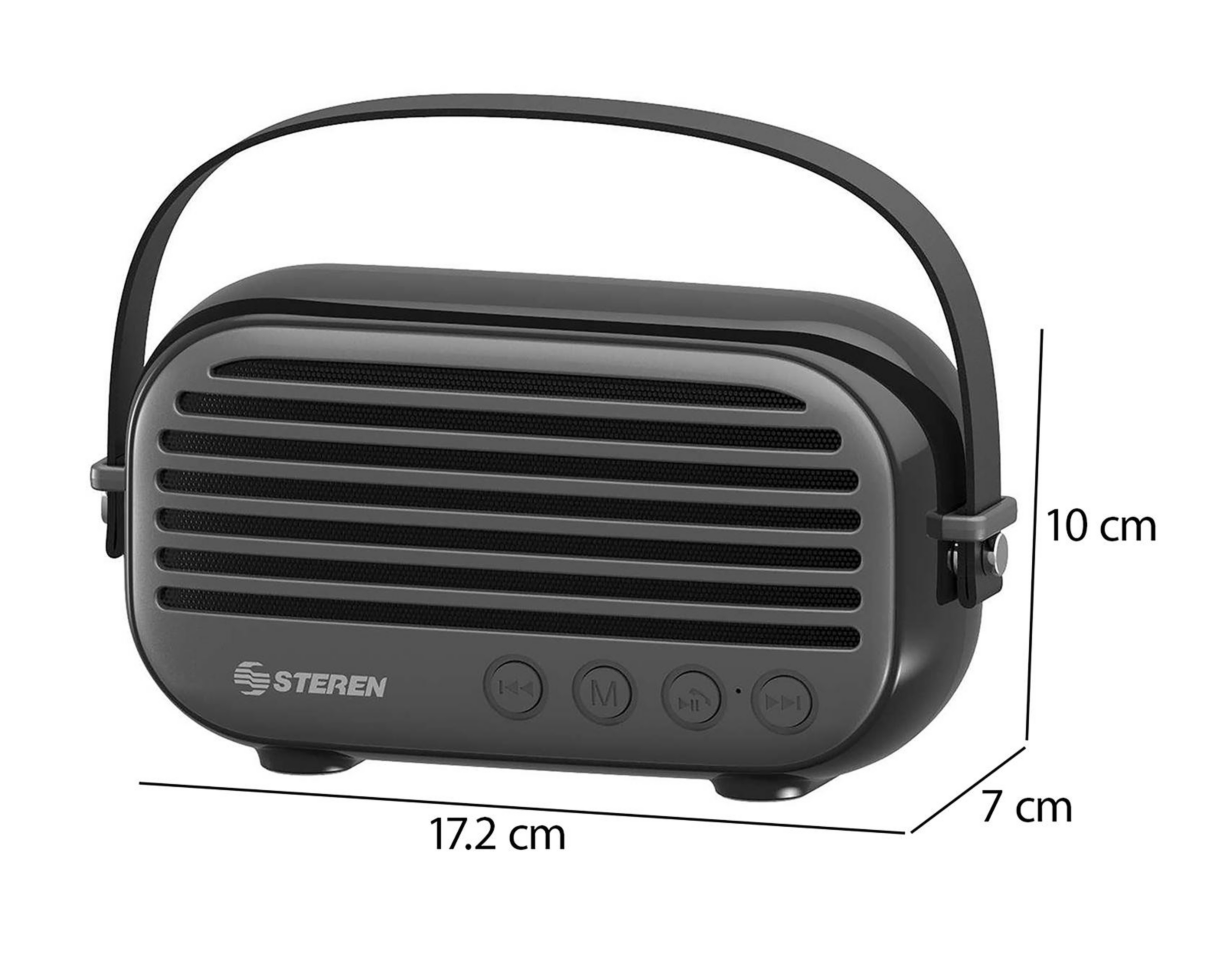 Foto 6 | Bocina Bluetooth Portátil Steren BOC-079BTN con Radio FM