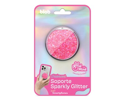 Foto 1 | Soporte Adherible Blob Rosa para Celular